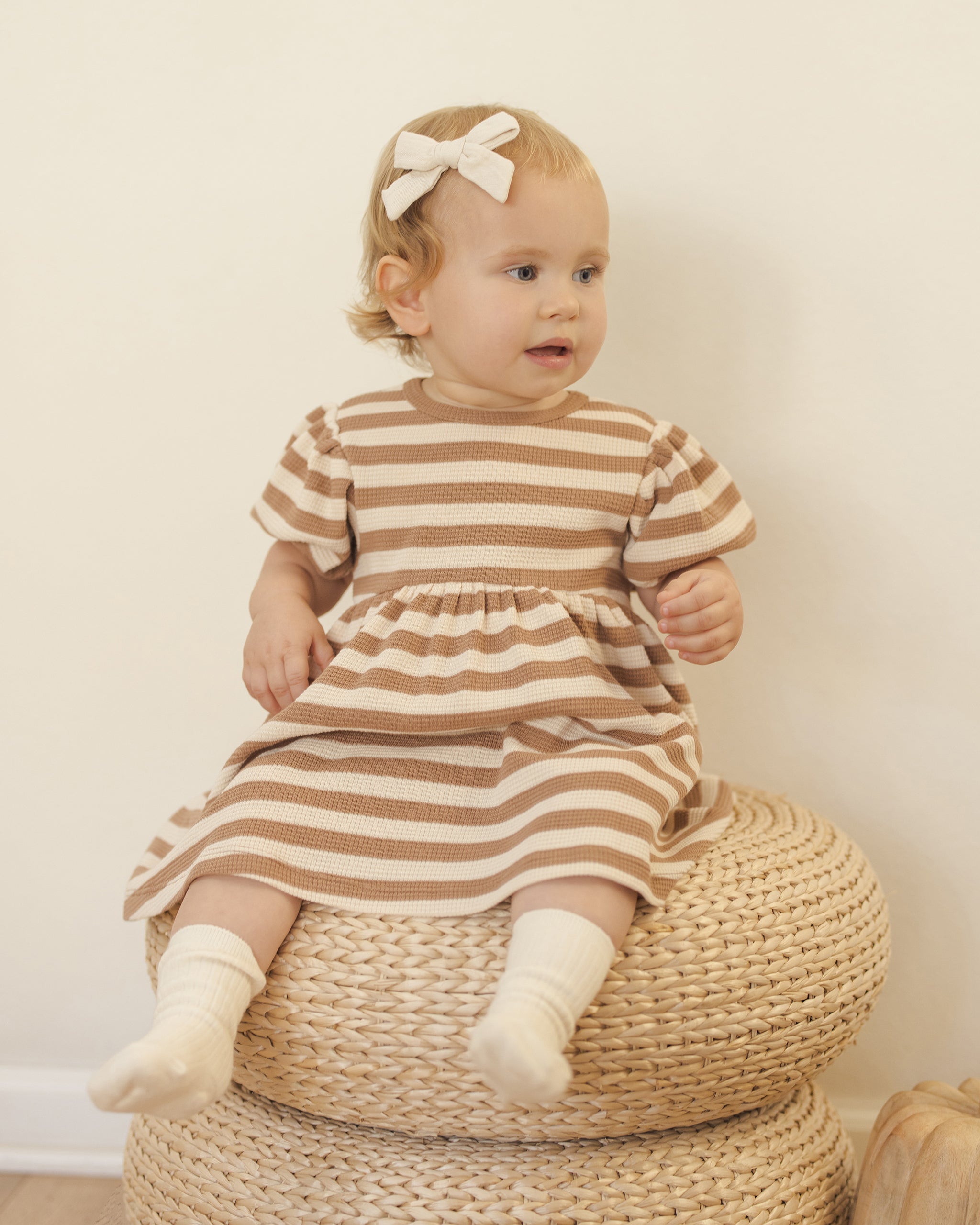 Darla Dress || Harvest Stripe - Rylee + Cru | Kids Clothes | Trendy Baby Clothes | Modern Infant Outfits |