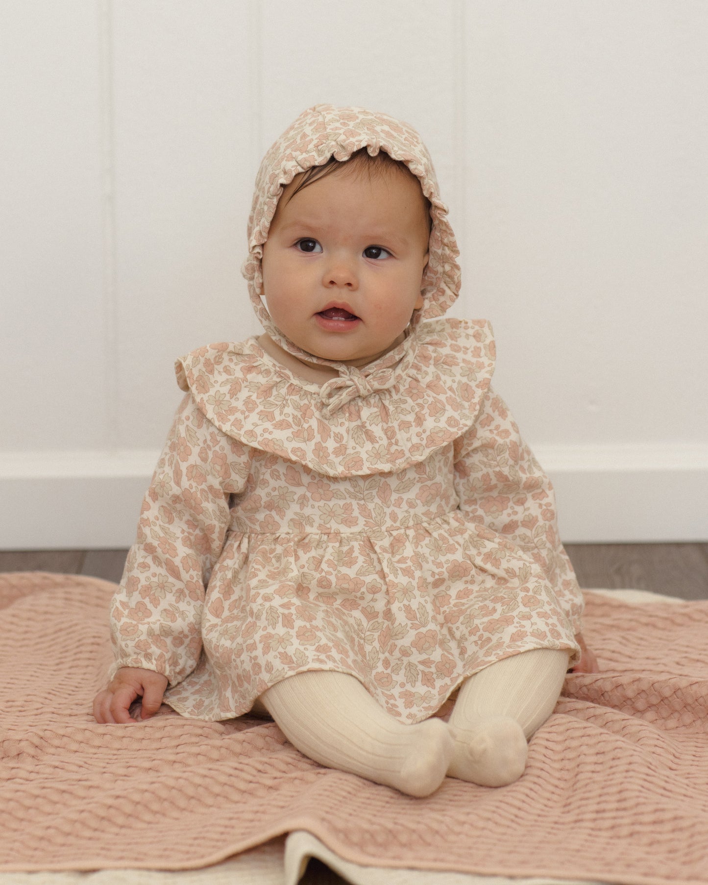 Thalia Romper Pink Blossom - Rylee + Cru | Kids Clothes | Trendy Baby Clothes | Modern Infant Outfits |