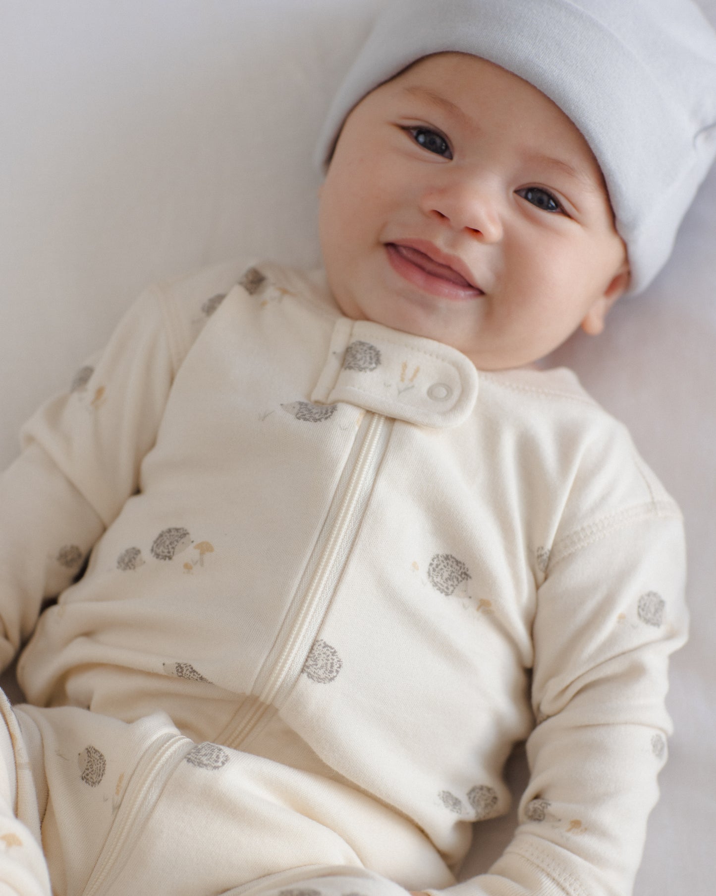Zip Long Sleeve Sleeper Hedgehog - Rylee + Cru | Kids Clothes | Trendy Baby Clothes | Modern Infant Outfits |