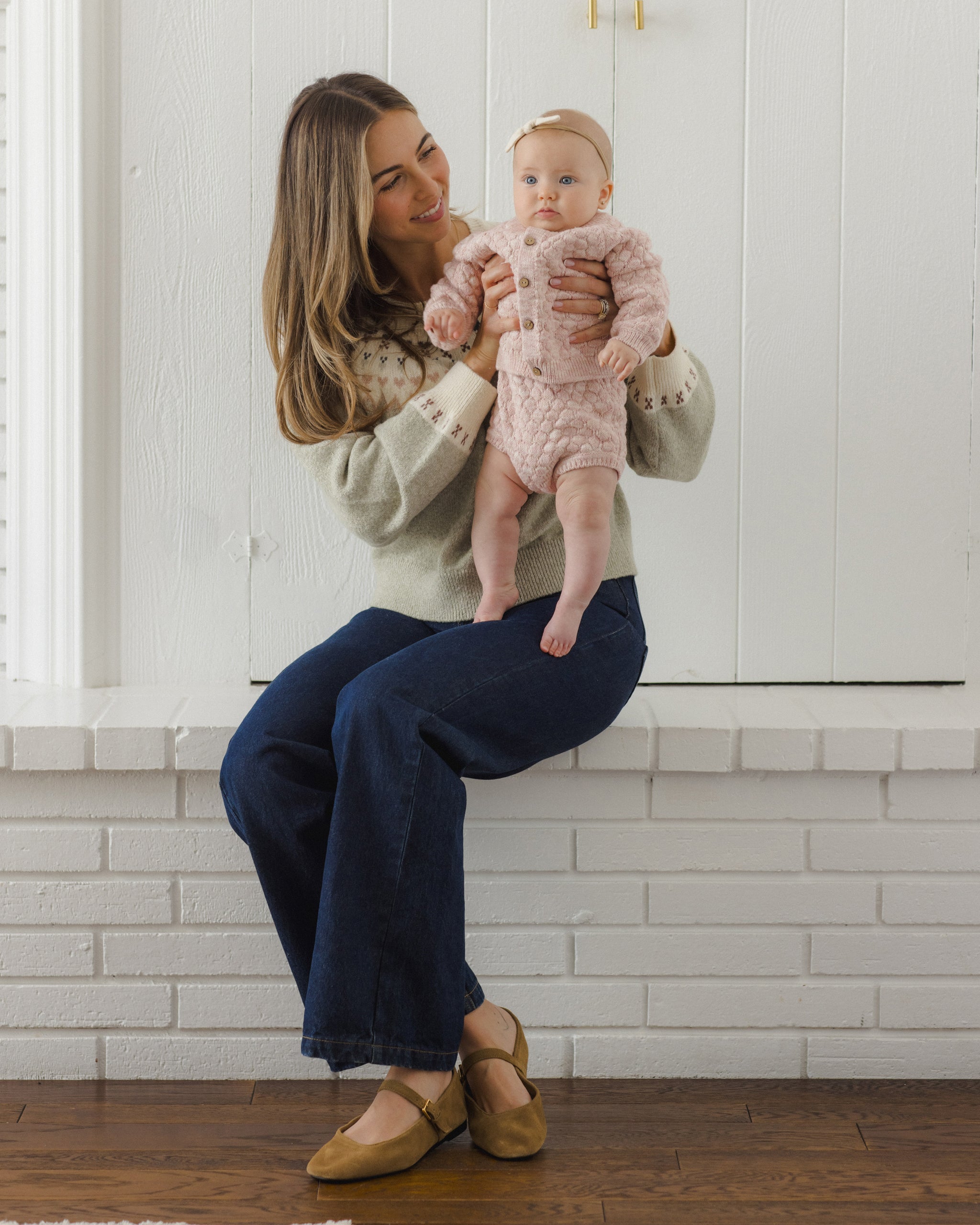 Women's Fair Isle Sweater Sage - Rylee + Cru | Kids Clothes | Trendy Baby Clothes | Modern Infant Outfits |