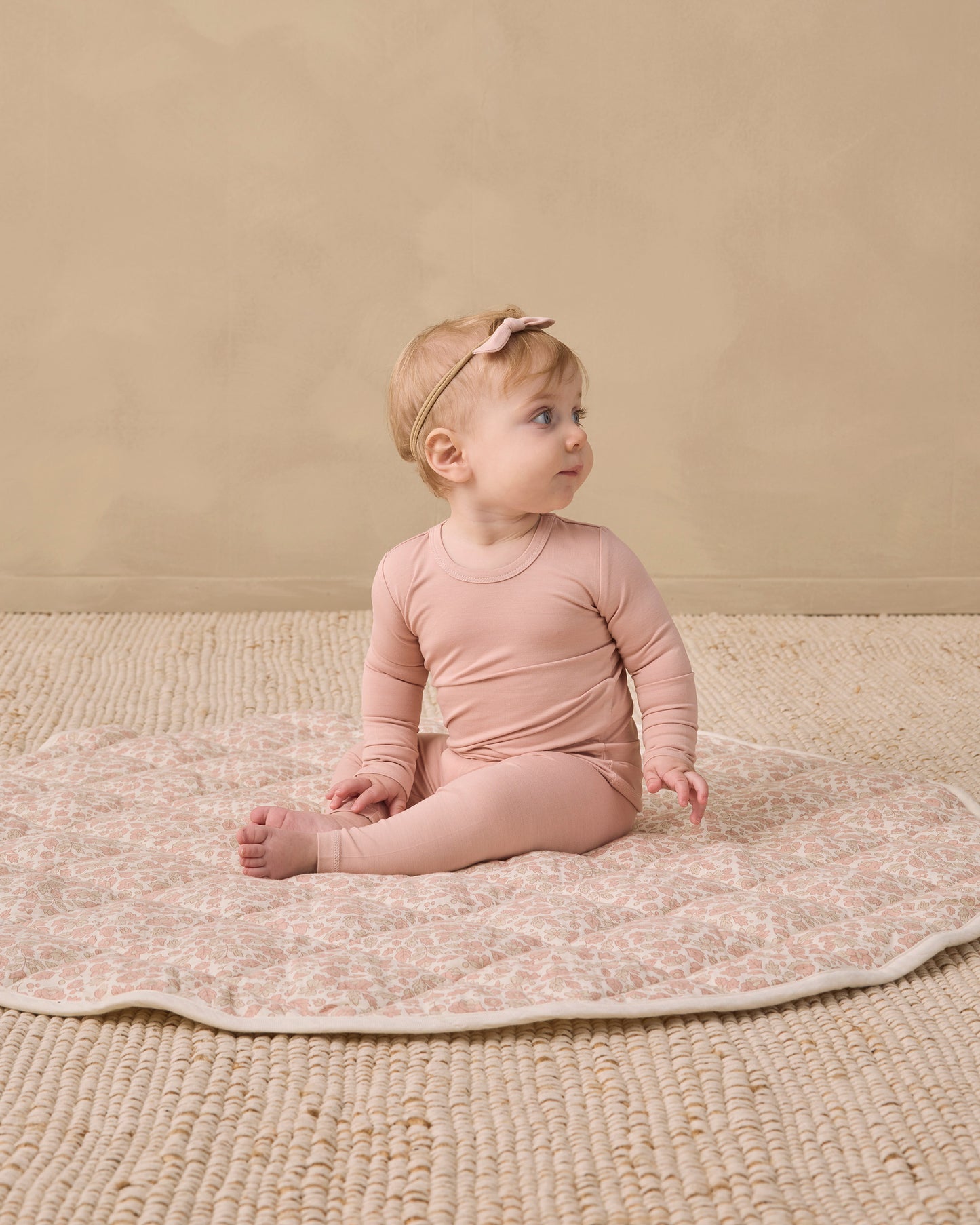 Little Knot Headband Dusty Rose - Rylee + Cru | Kids Clothes | Trendy Baby Clothes | Modern Infant Outfits |