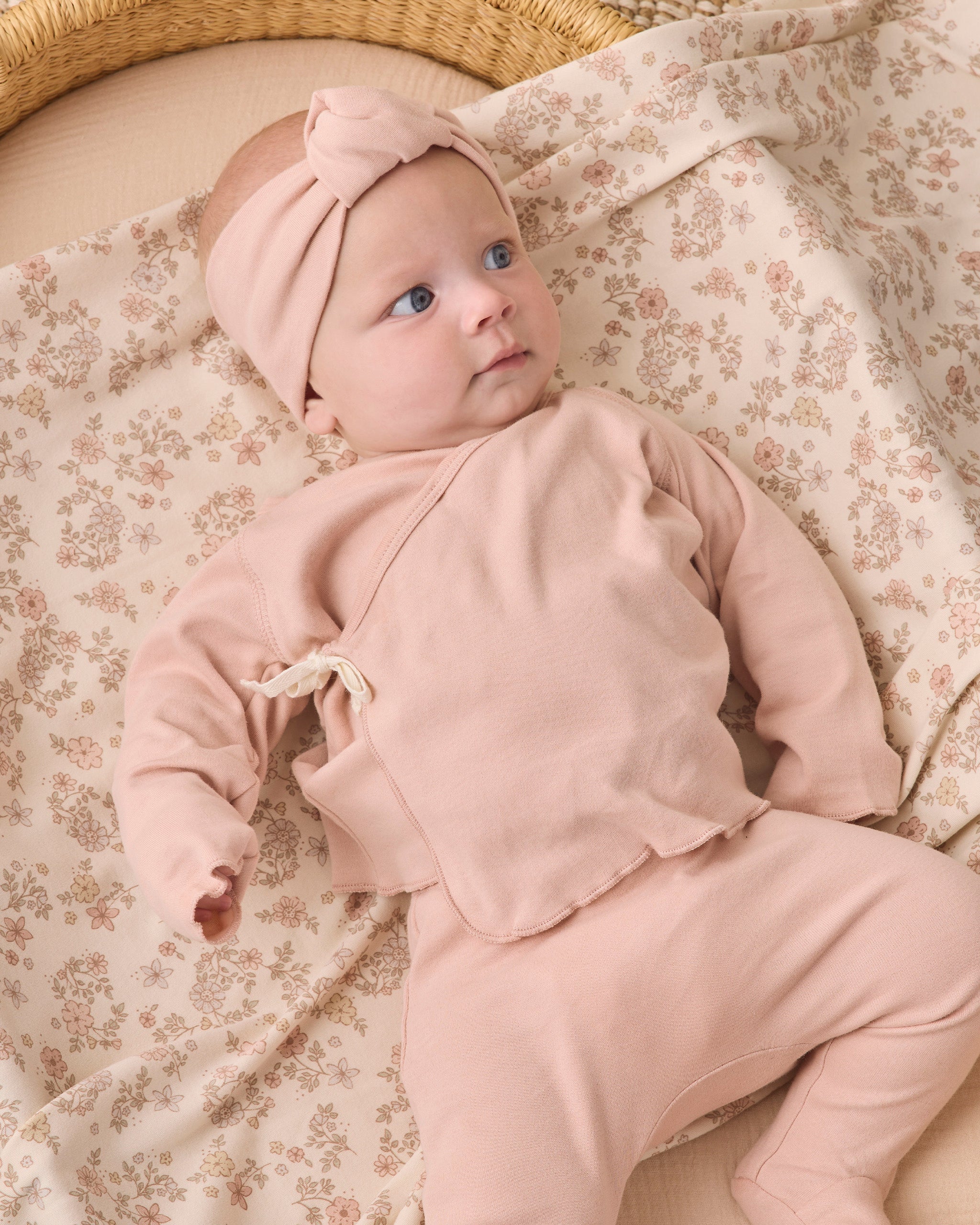 Knotted Headband Dusty Rose - Rylee + Cru | Kids Clothes | Trendy Baby Clothes | Modern Infant Outfits |