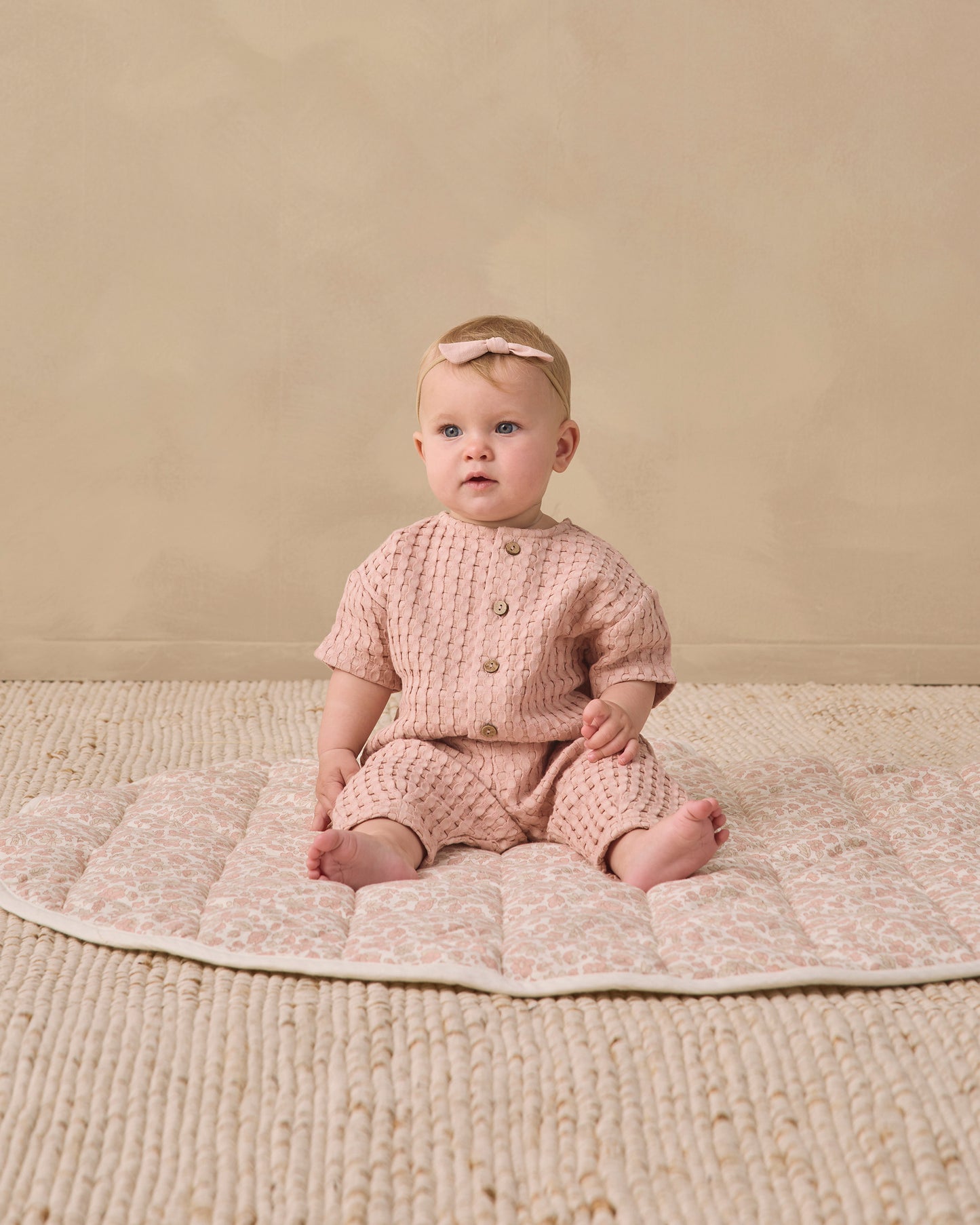 Hayes Jumpsuit Dusty Rose - Rylee + Cru | Kids Clothes | Trendy Baby Clothes | Modern Infant Outfits |
