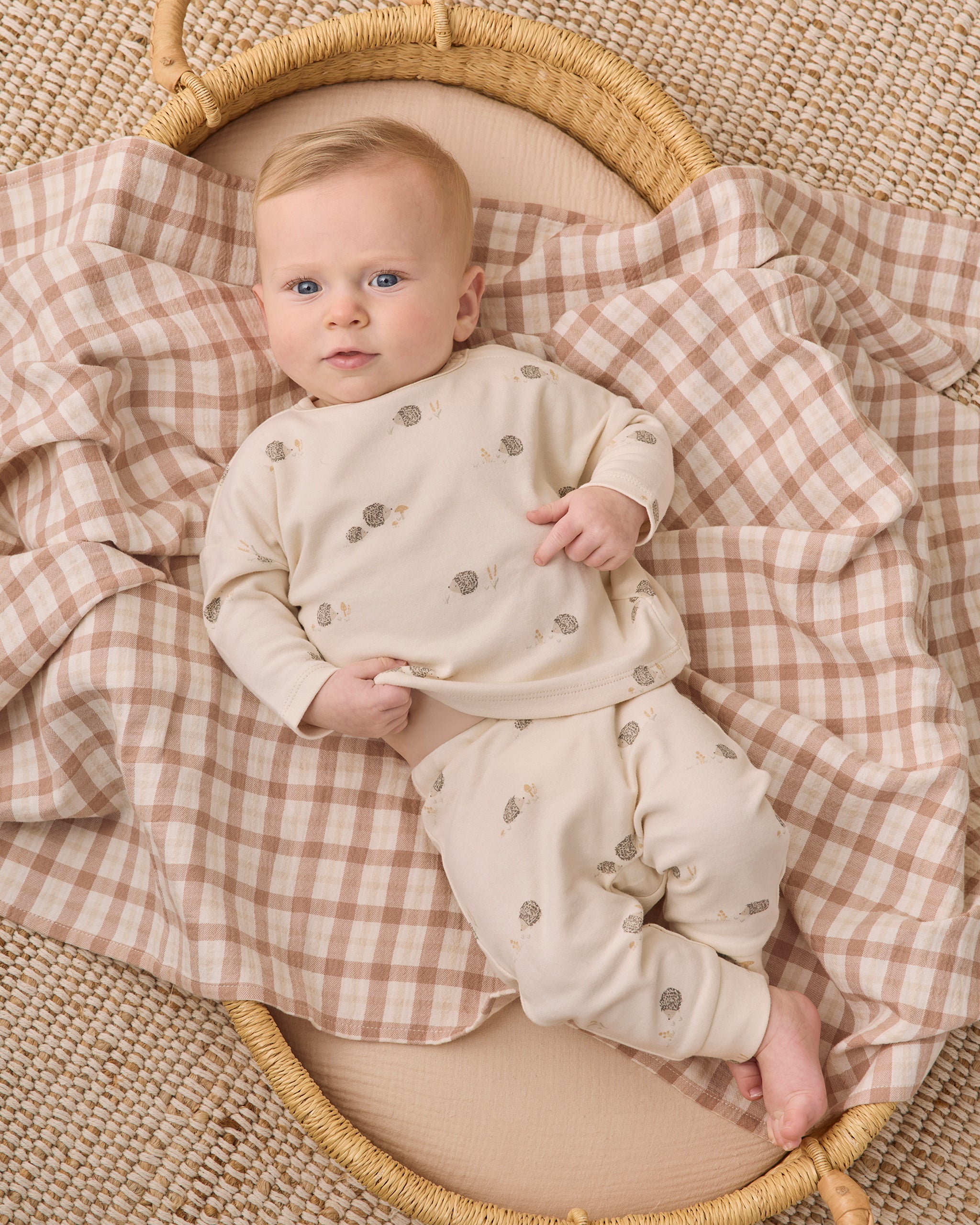 Woven Swaddle Rustic Plaid - Rylee + Cru | Kids Clothes | Trendy Baby Clothes | Modern Infant Outfits |