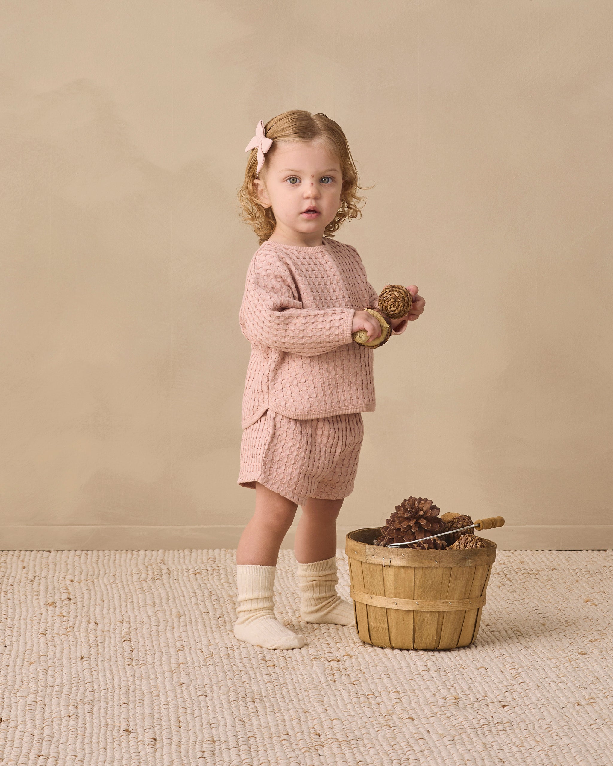 Socks Set Natural, Dusty Rose - Rylee + Cru | Kids Clothes | Trendy Baby Clothes | Modern Infant Outfits |