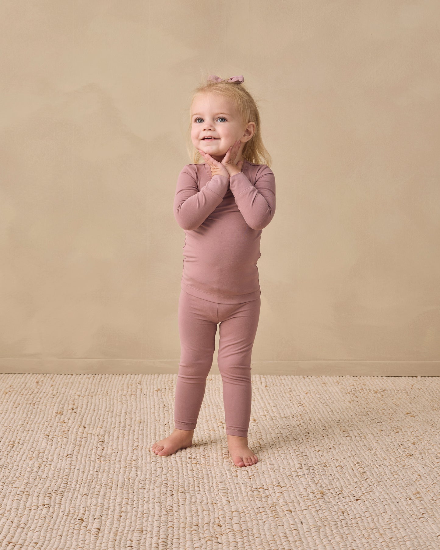 Bamboo Pajama Set Mulberry - Rylee + Cru | Kids Clothes | Trendy Baby Clothes | Modern Infant Outfits |