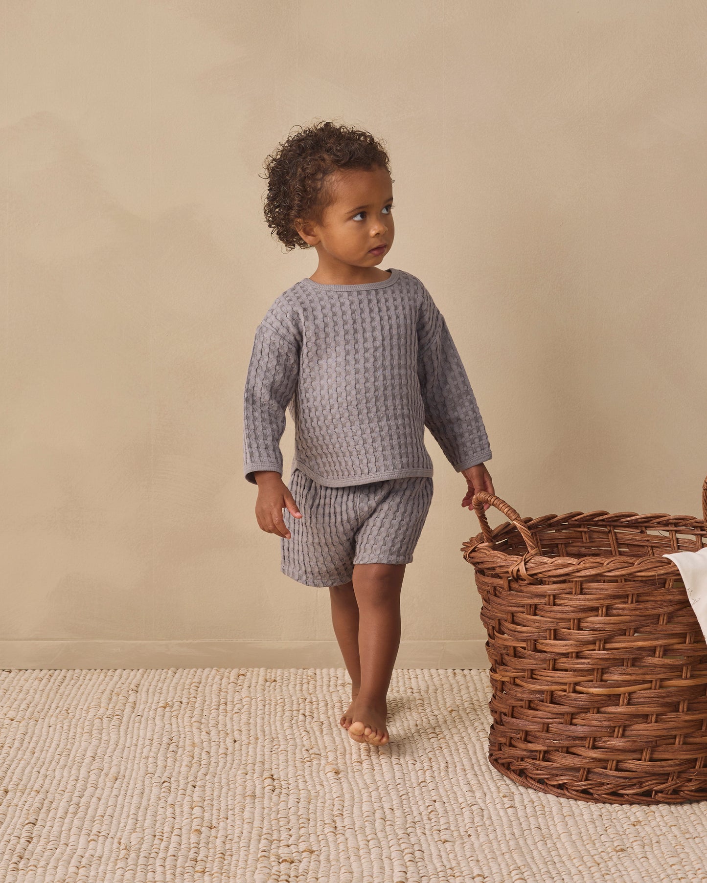 Flynn Set Slate - Rylee + Cru | Kids Clothes | Trendy Baby Clothes | Modern Infant Outfits |