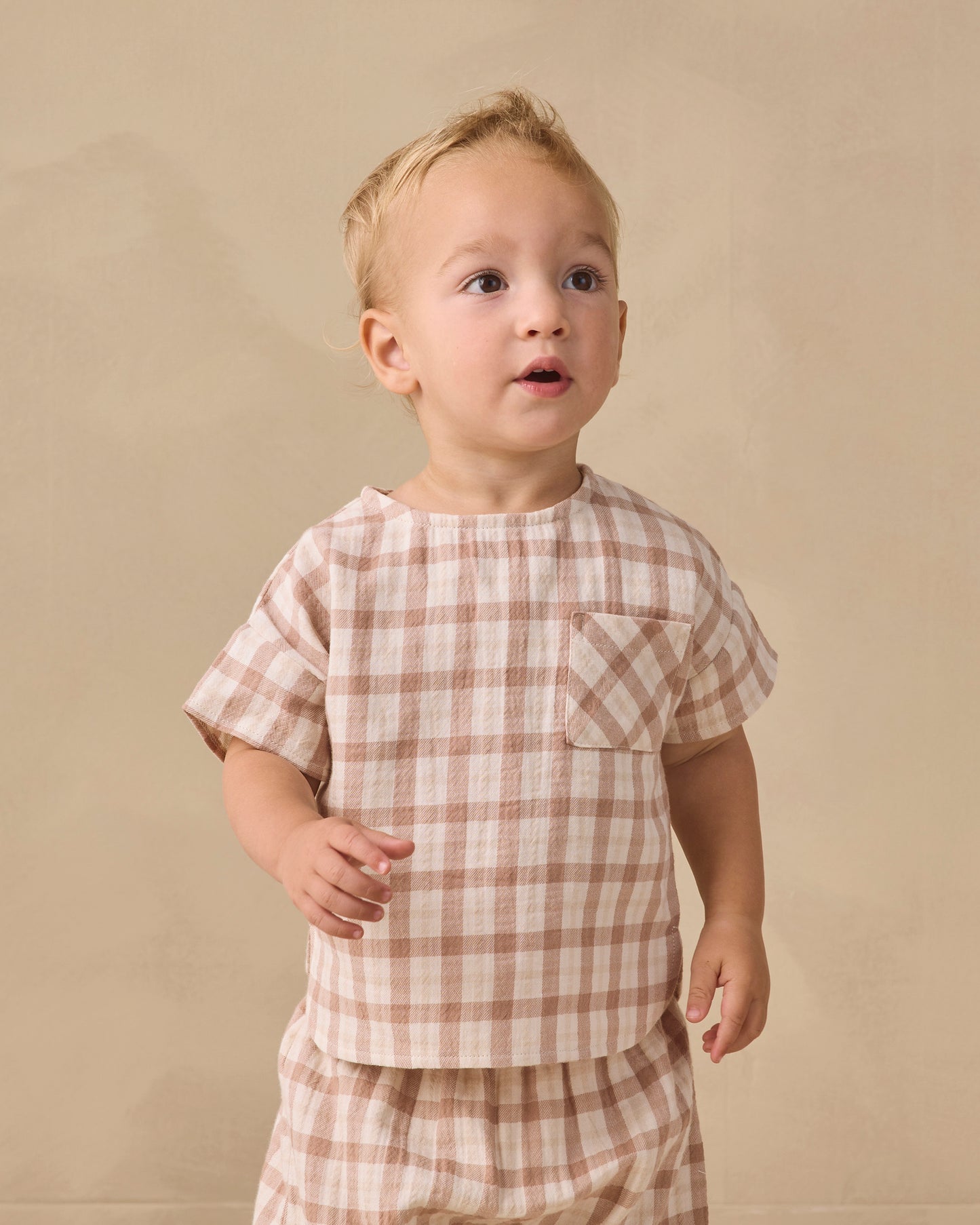 Woven Boxy Top Rustic Plaid - Rylee + Cru | Kids Clothes | Trendy Baby Clothes | Modern Infant Outfits |
