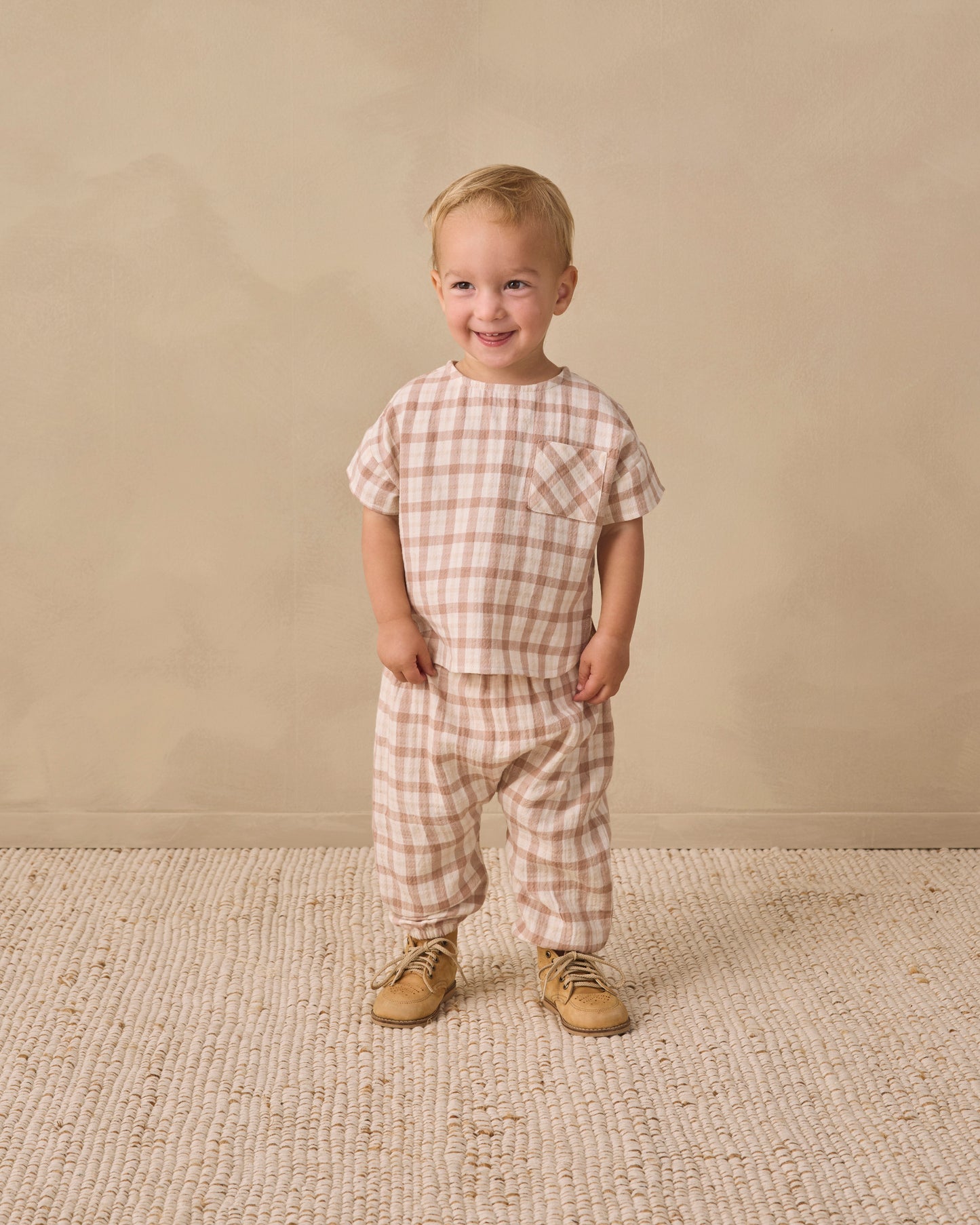 Woven Boxy Top Rustic Plaid - Rylee + Cru | Kids Clothes | Trendy Baby Clothes | Modern Infant Outfits |