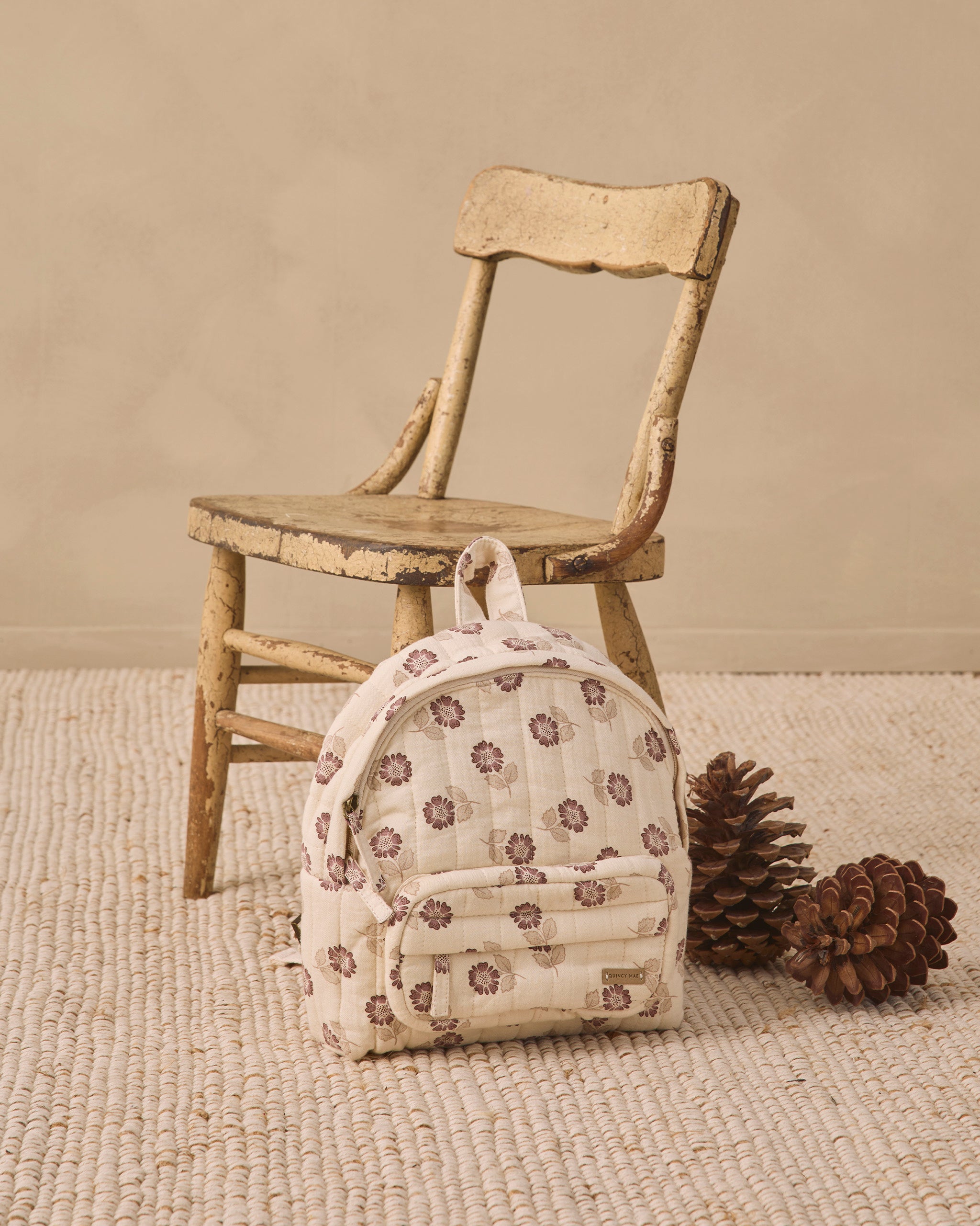 Mini Backpack Fall Floral – Quincy Mae