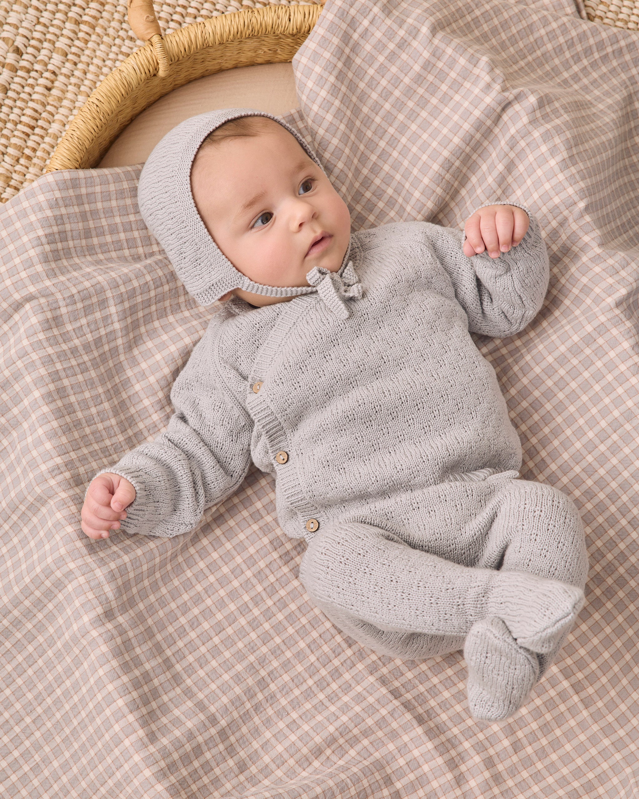 Knit Wrap Top + Pant Set Cloud – Quincy Mae