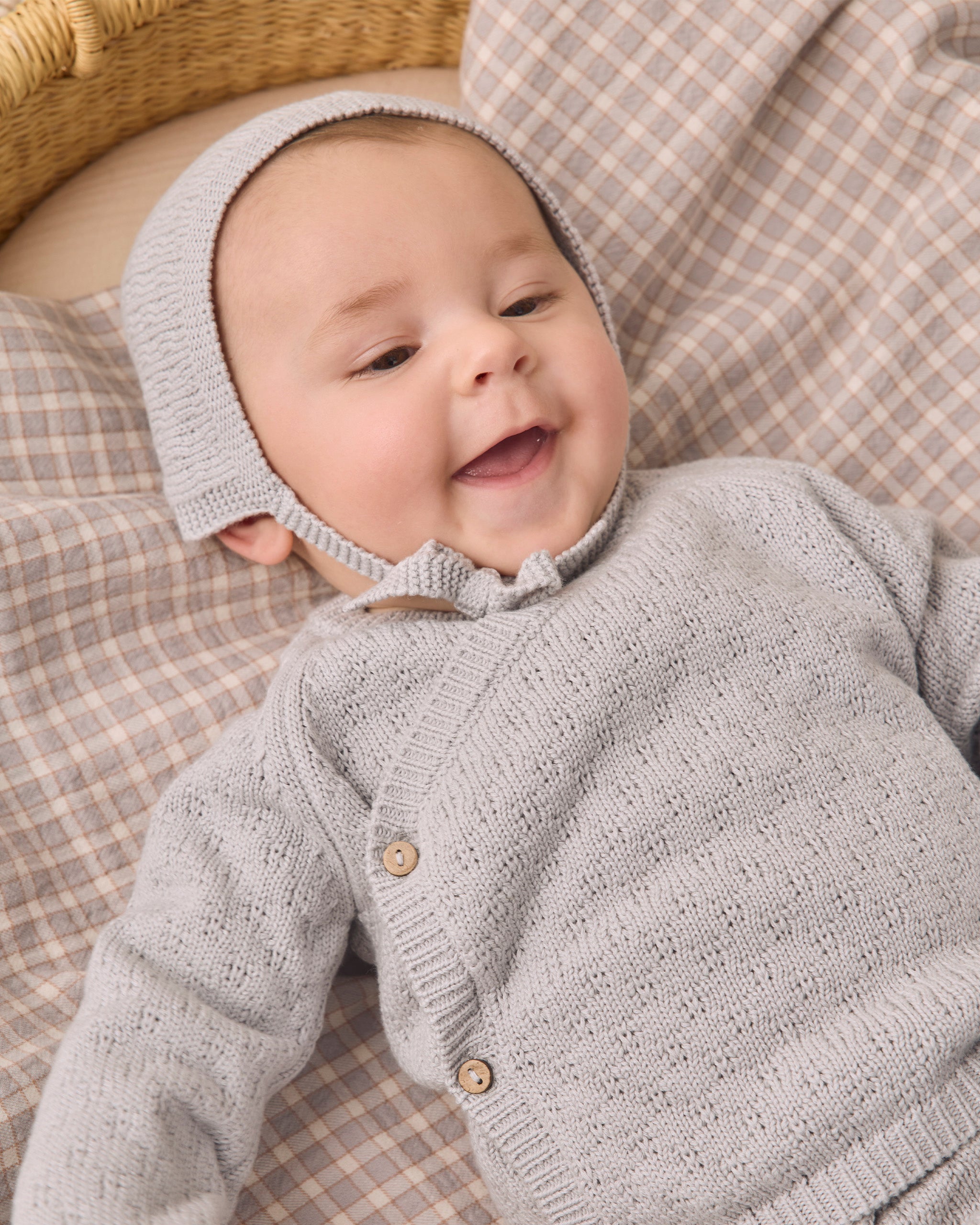 Knit Wrap Top + Pant Set Cloud - Rylee + Cru | Kids Clothes | Trendy Baby Clothes | Modern Infant Outfits |