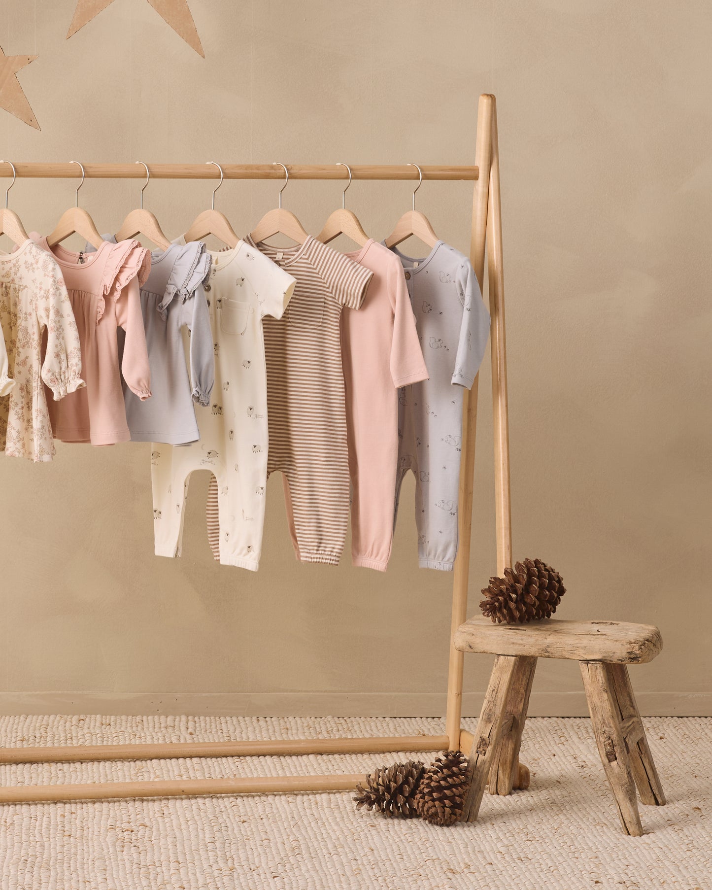 Long Sleeve Jumpsuit Dusty Rose - Rylee + Cru | Kids Clothes | Trendy Baby Clothes | Modern Infant Outfits |