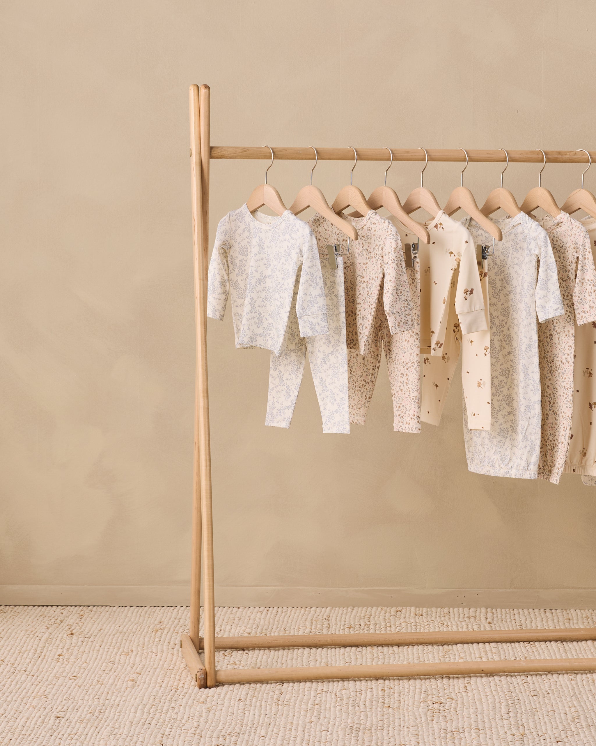 Bamboo Pajama Set Bloom - Rylee + Cru | Kids Clothes | Trendy Baby Clothes | Modern Infant Outfits |