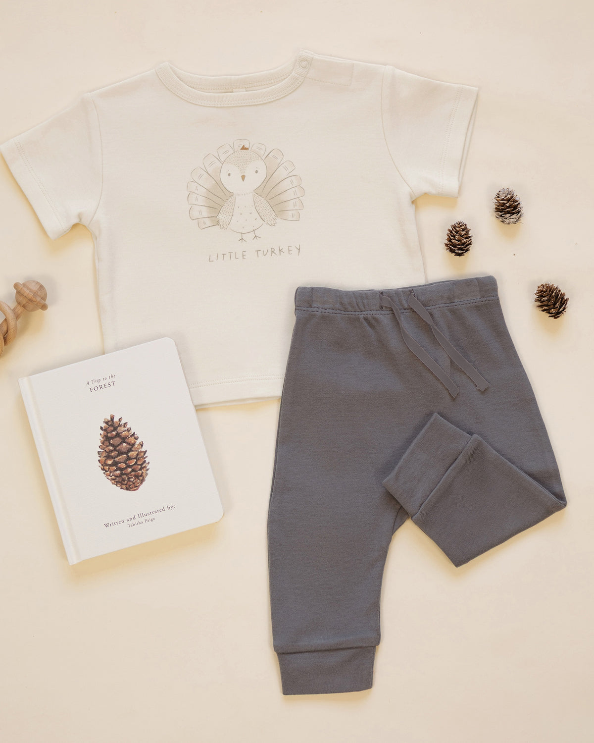 Boxy Tee Little Turkey - Rylee + Cru | Kids Clothes | Trendy Baby Clothes | Modern Infant Outfits |