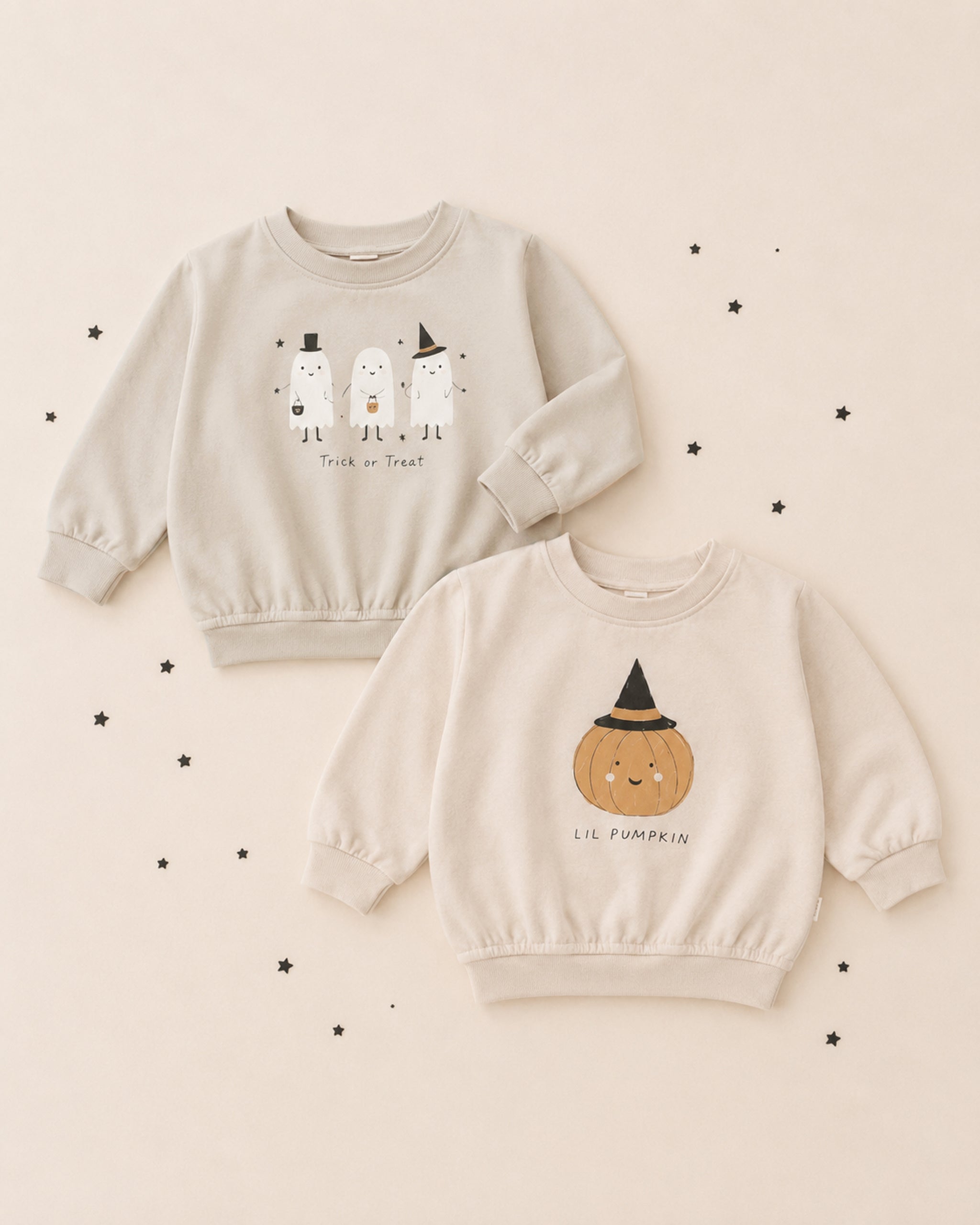 Relaxed Fleece Sweatshirt Trick Or Treat - Rylee + Cru | Kids Clothes | Trendy Baby Clothes | Modern Infant Outfits |