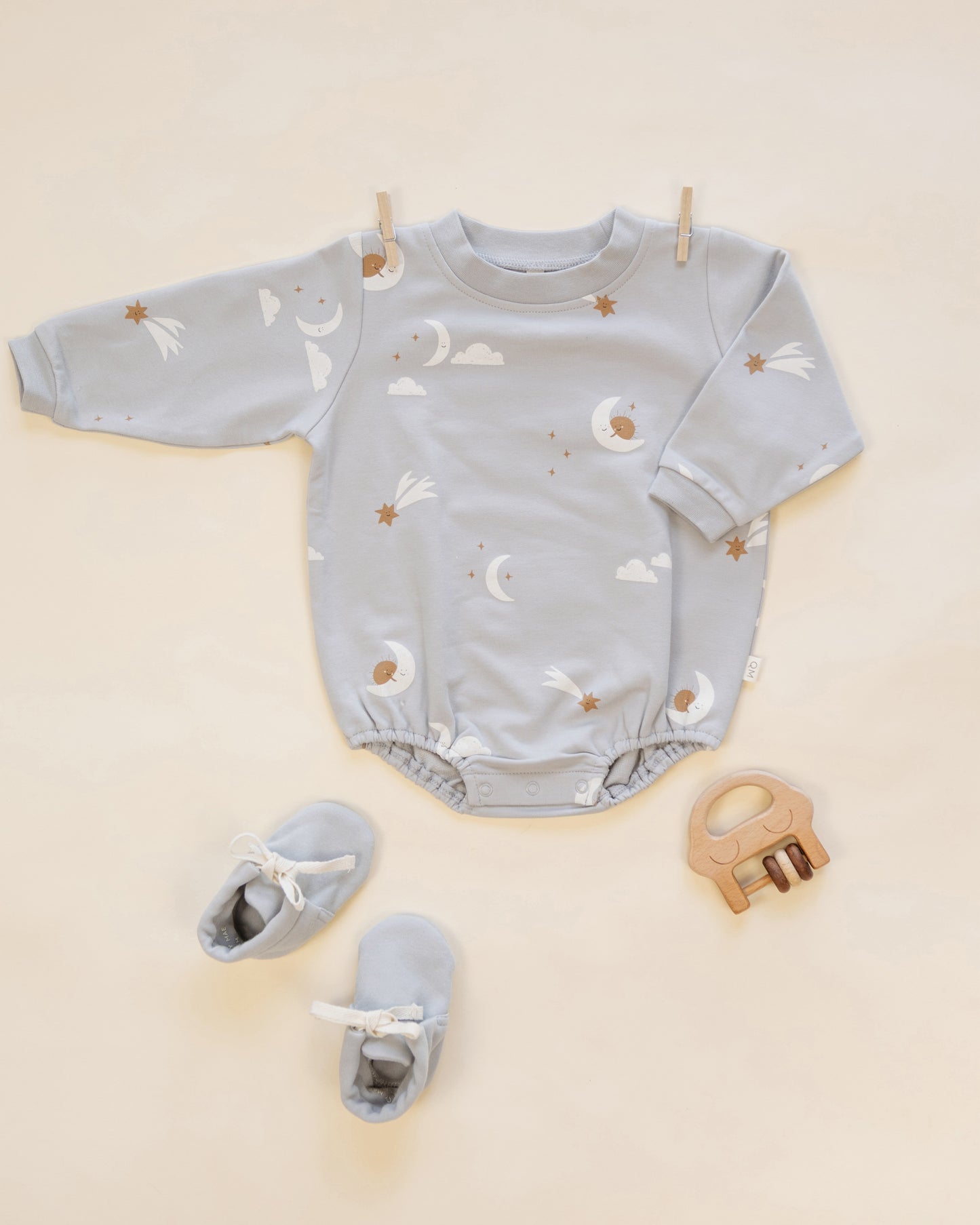 Baby Booties Cloud - Rylee + Cru | Kids Clothes | Trendy Baby Clothes | Modern Infant Outfits |
