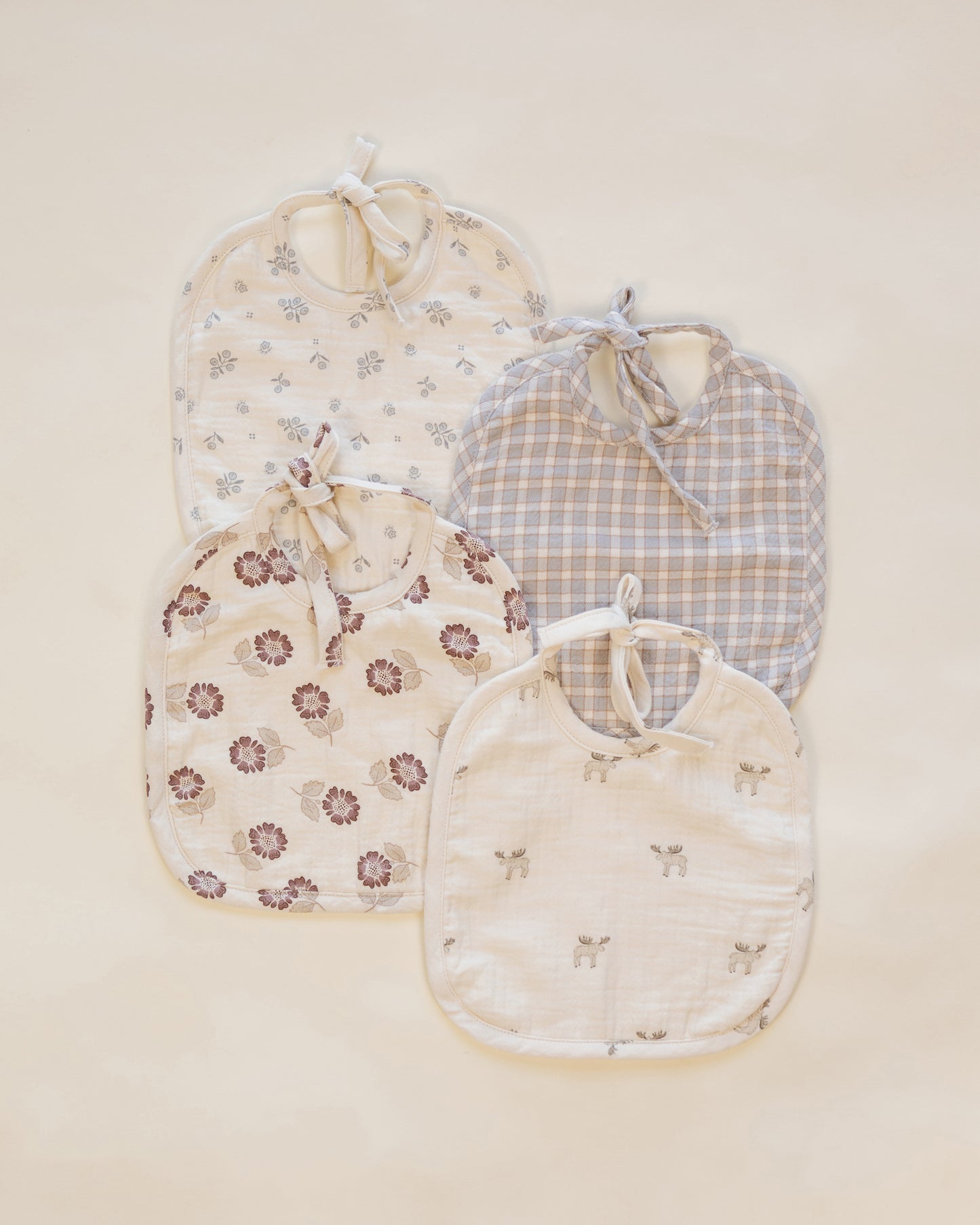 Woven Tie Bib Winter Berry - Rylee + Cru | Kids Clothes | Trendy Baby Clothes | Modern Infant Outfits |
