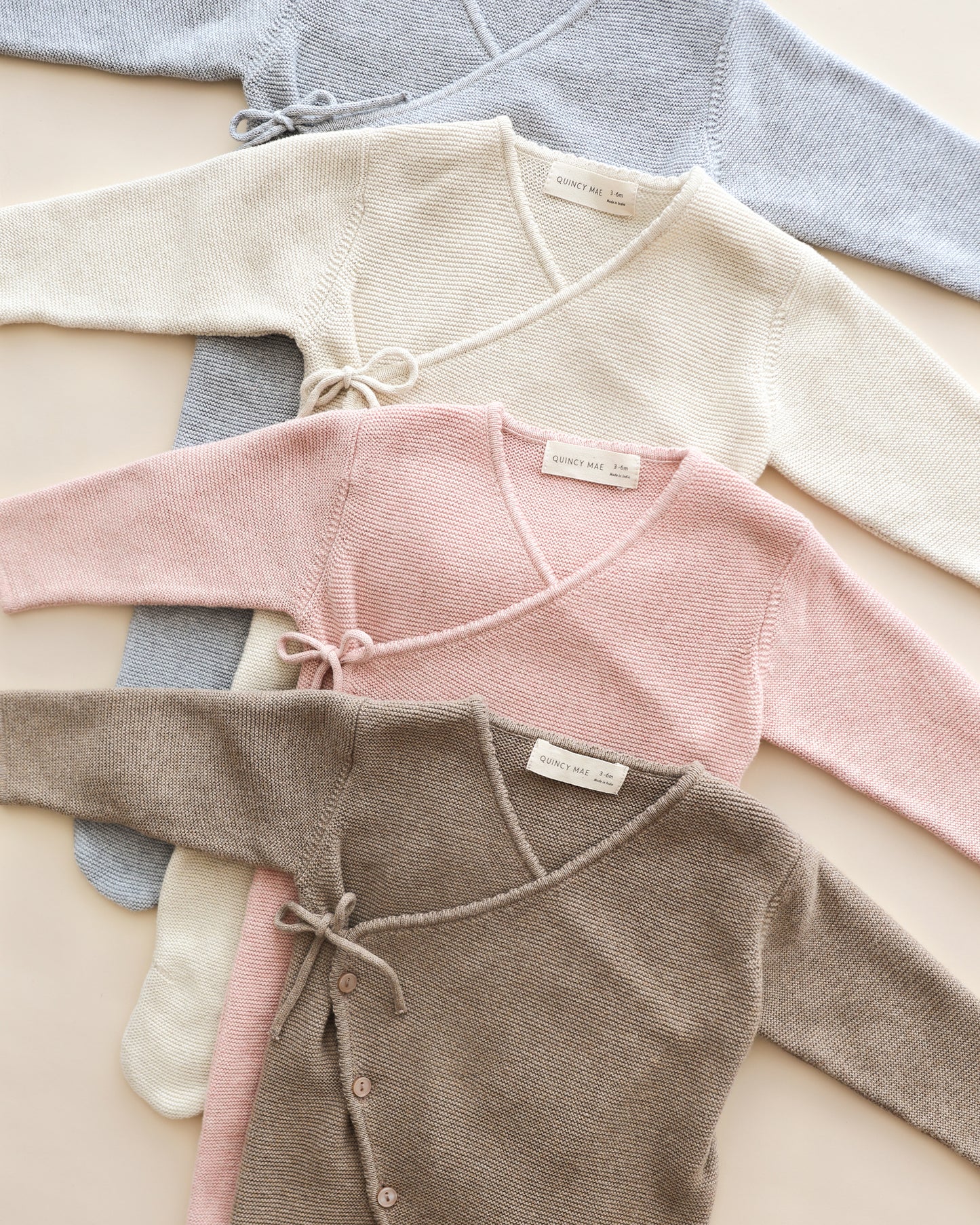 Wrap Knit Footie || Heathered Dusty Blue - Rylee + Cru | Kids Clothes | Trendy Baby Clothes | Modern Infant Outfits |