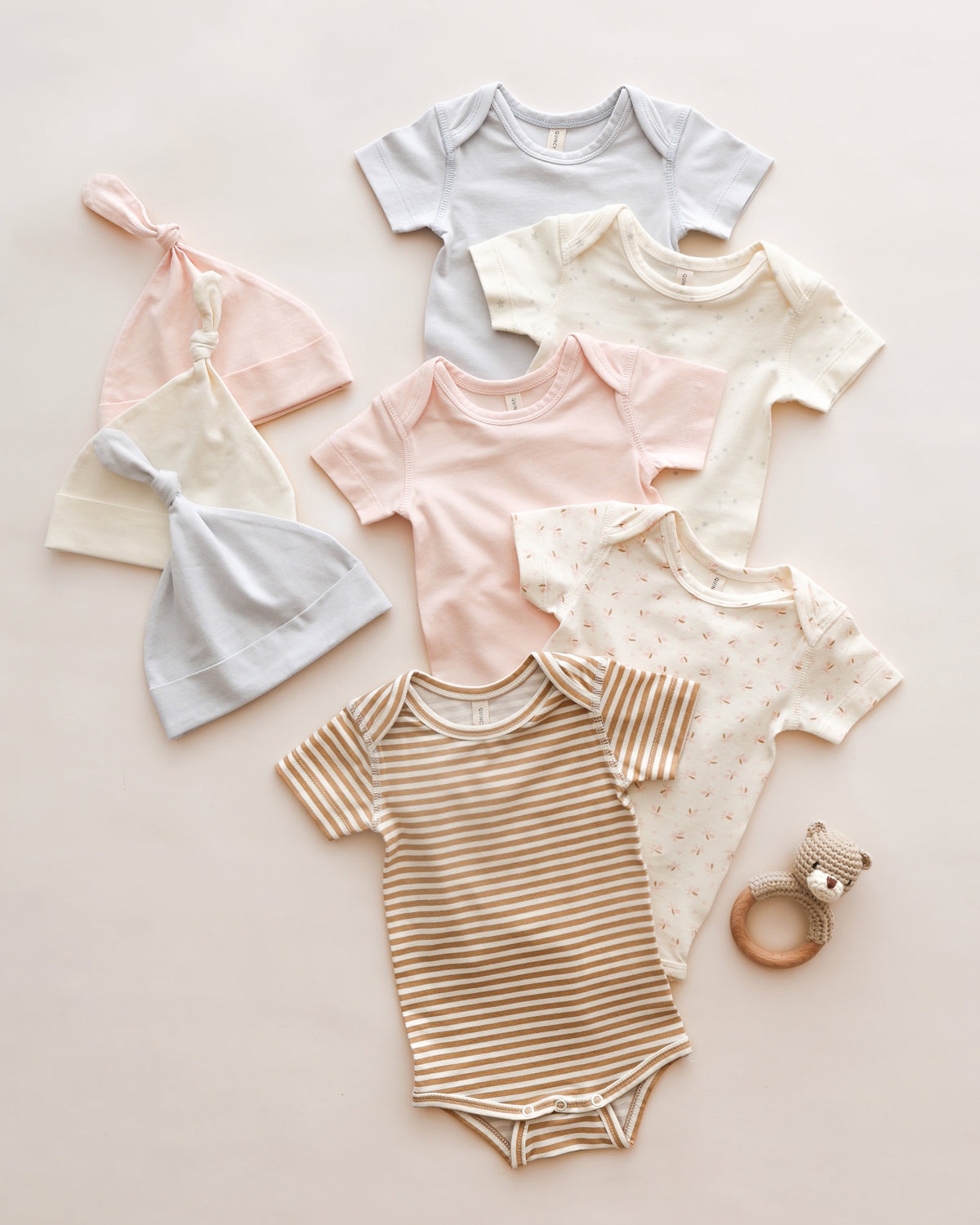 Short Sleeve One-Piece Fog - Rylee + Cru | Kids Clothes | Trendy Baby Clothes | Modern Infant Outfits |