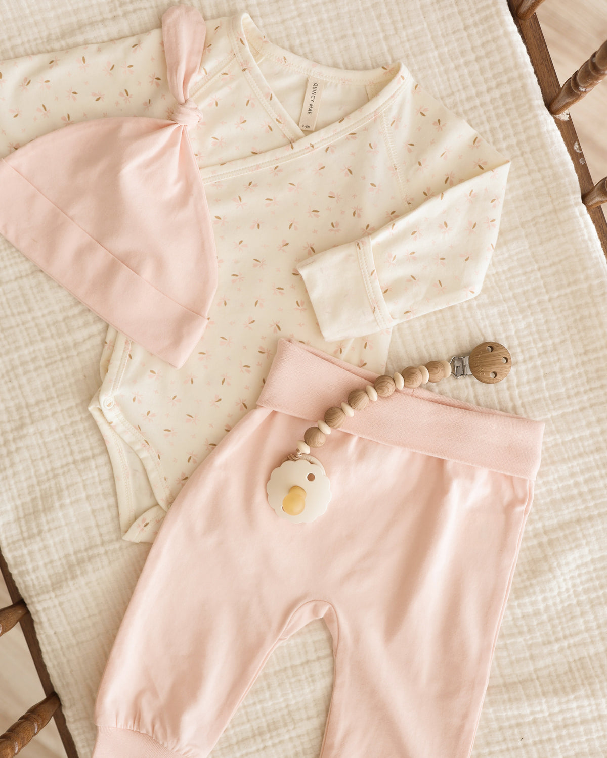 Cotton Baby Pant Petal - Rylee + Cru | Kids Clothes | Trendy Baby Clothes | Modern Infant Outfits |