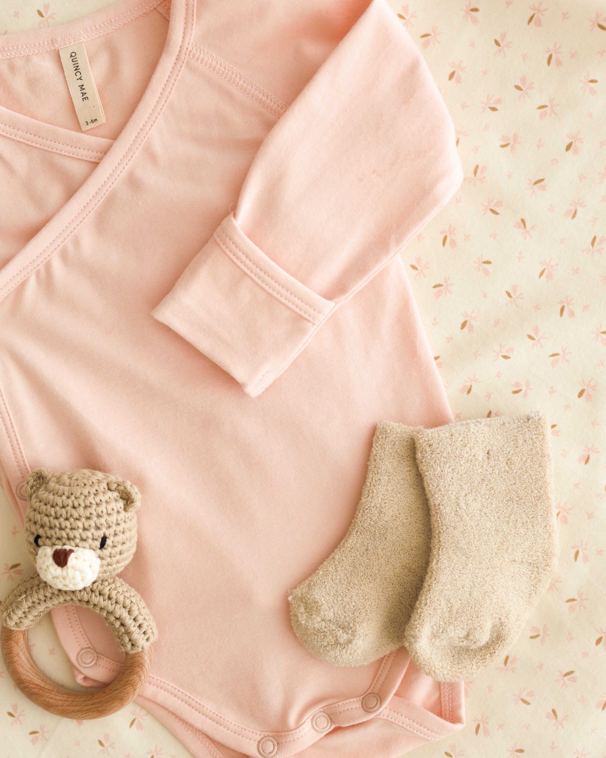 Side Snap Bodysuit || Petal - Rylee + Cru | Kids Clothes | Trendy Baby Clothes | Modern Infant Outfits |