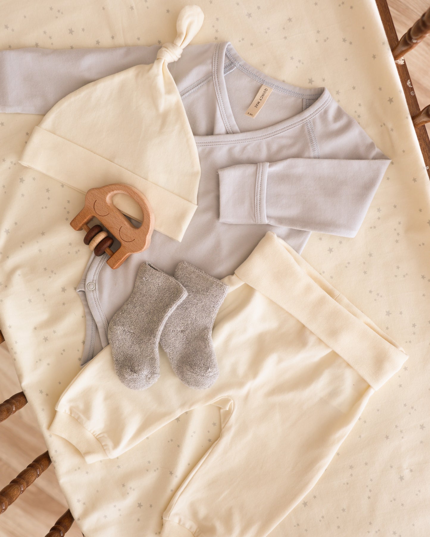 Knotted Baby Hat || Ivory - Rylee + Cru | Kids Clothes | Trendy Baby Clothes | Modern Infant Outfits |