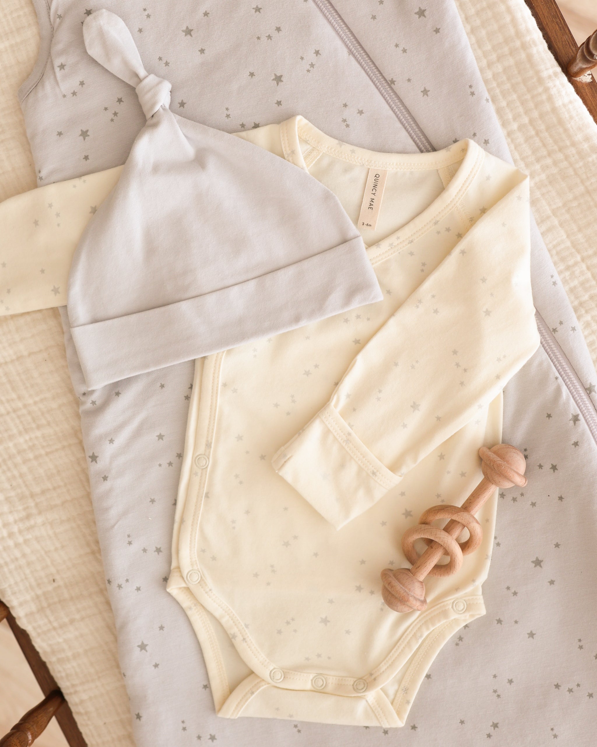 Side Snap Bodysuit || Stars - Rylee + Cru | Kids Clothes | Trendy Baby Clothes | Modern Infant Outfits |