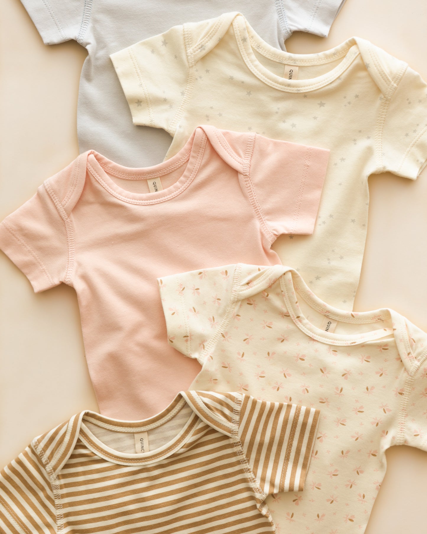 Short Sleeve One-Piece || Petal - Rylee + Cru | Kids Clothes | Trendy Baby Clothes | Modern Infant Outfits |