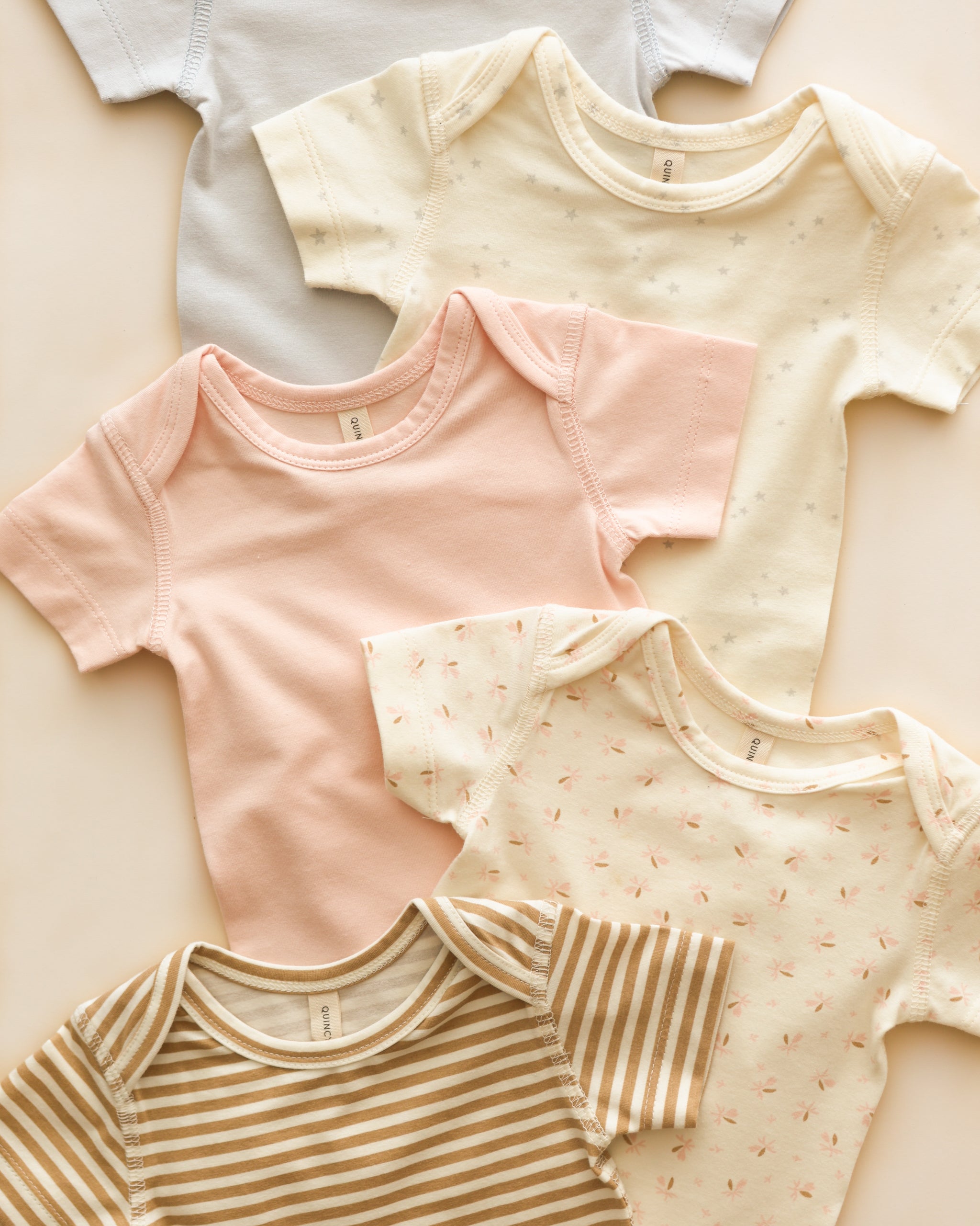 Short Sleeve One-Piece || Petal - Rylee + Cru | Kids Clothes | Trendy Baby Clothes | Modern Infant Outfits |