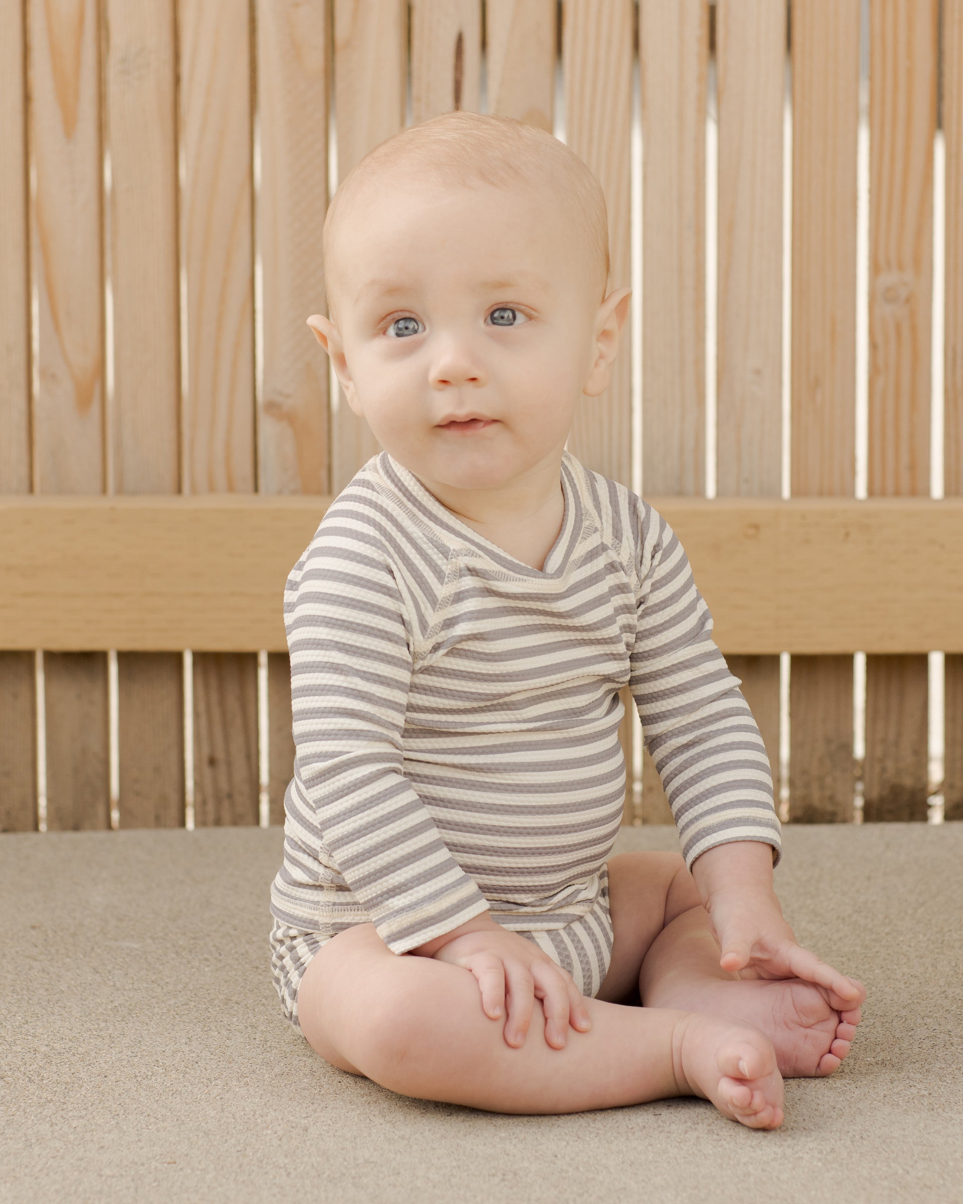 Quincy Mae Baby Girl Byron Rashguard One-Piece in Petit Fleur