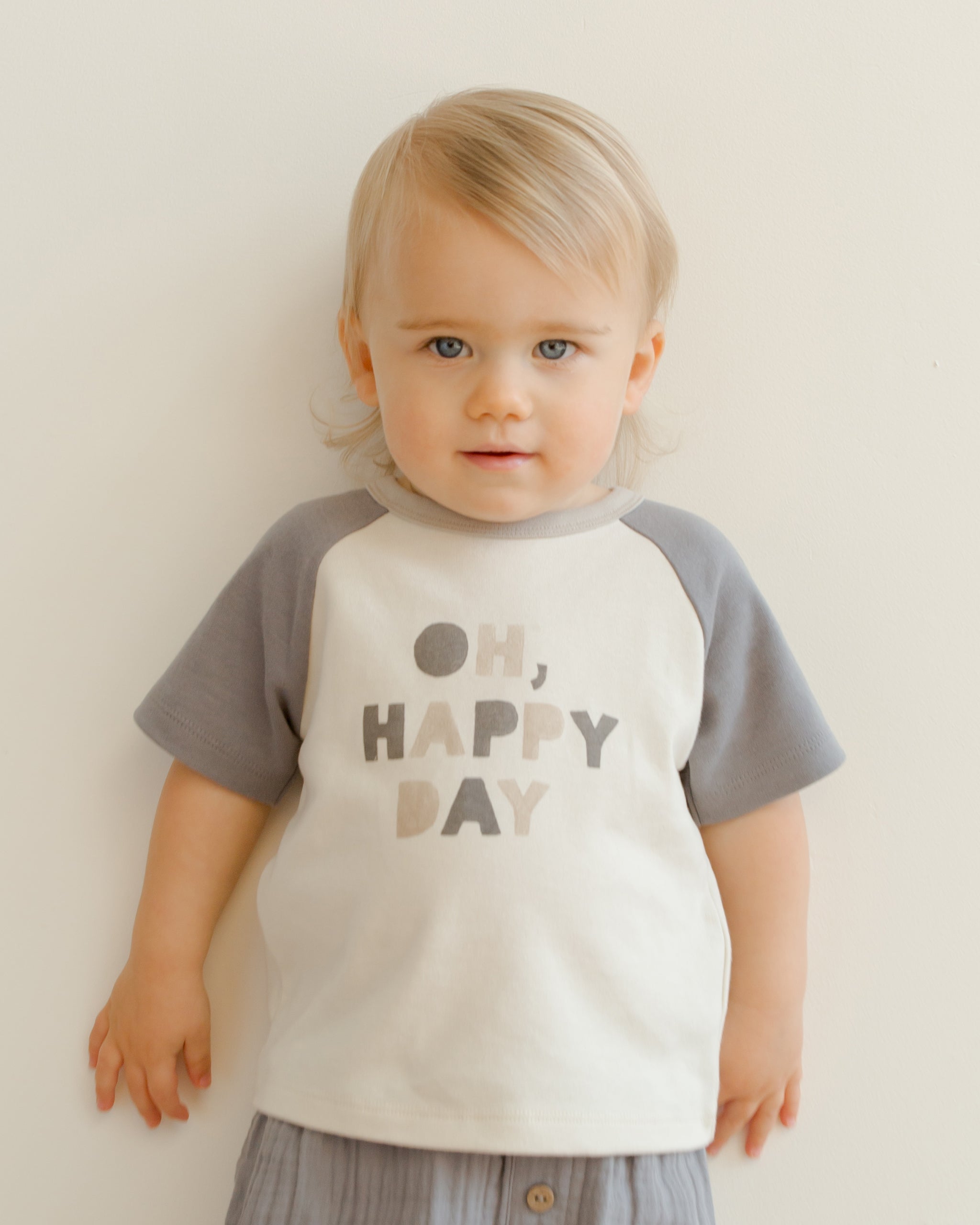 Color Block Raglan Tee || Oh, Happy Day - Rylee + Cru | Kids Clothes | Trendy Baby Clothes | Modern Infant Outfits |