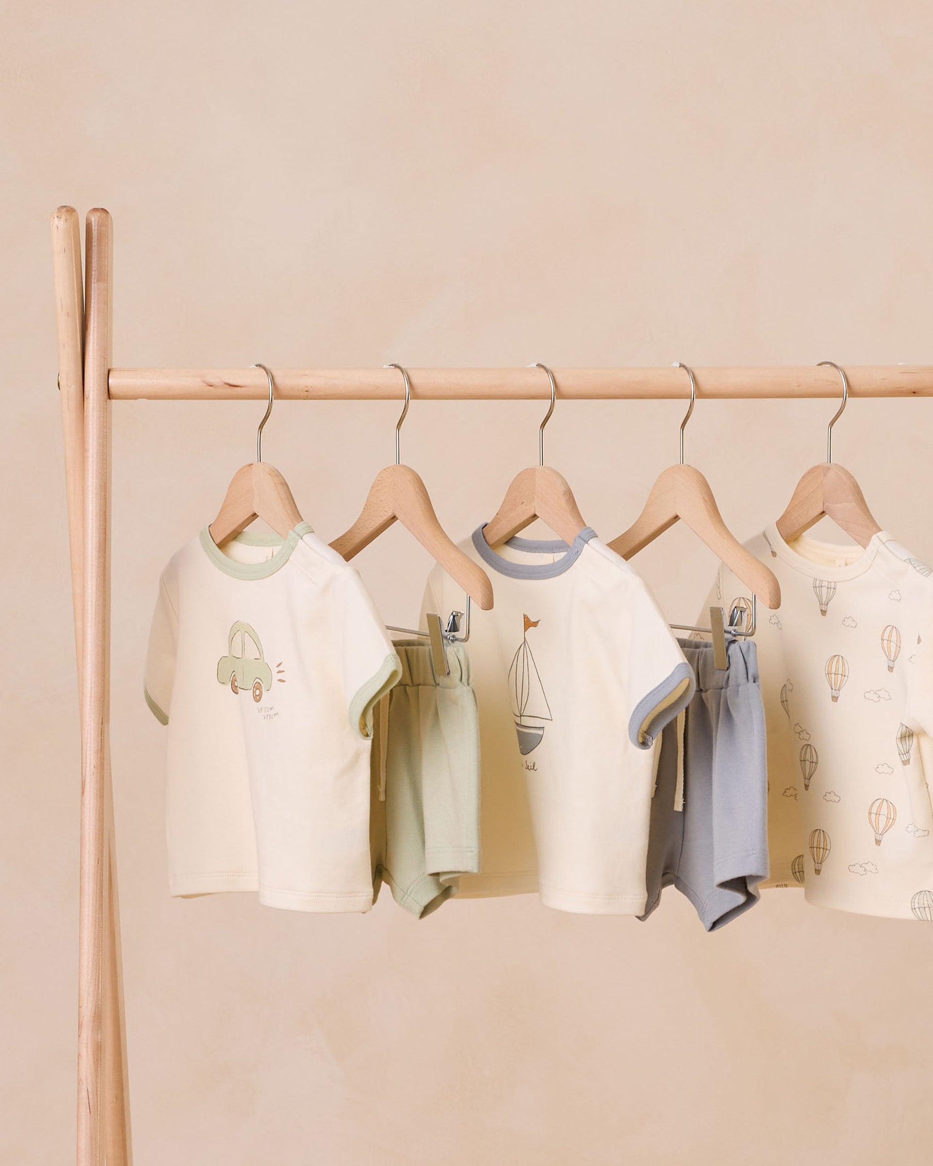 Quincy Mae Terry Tank + Short Set - Melon