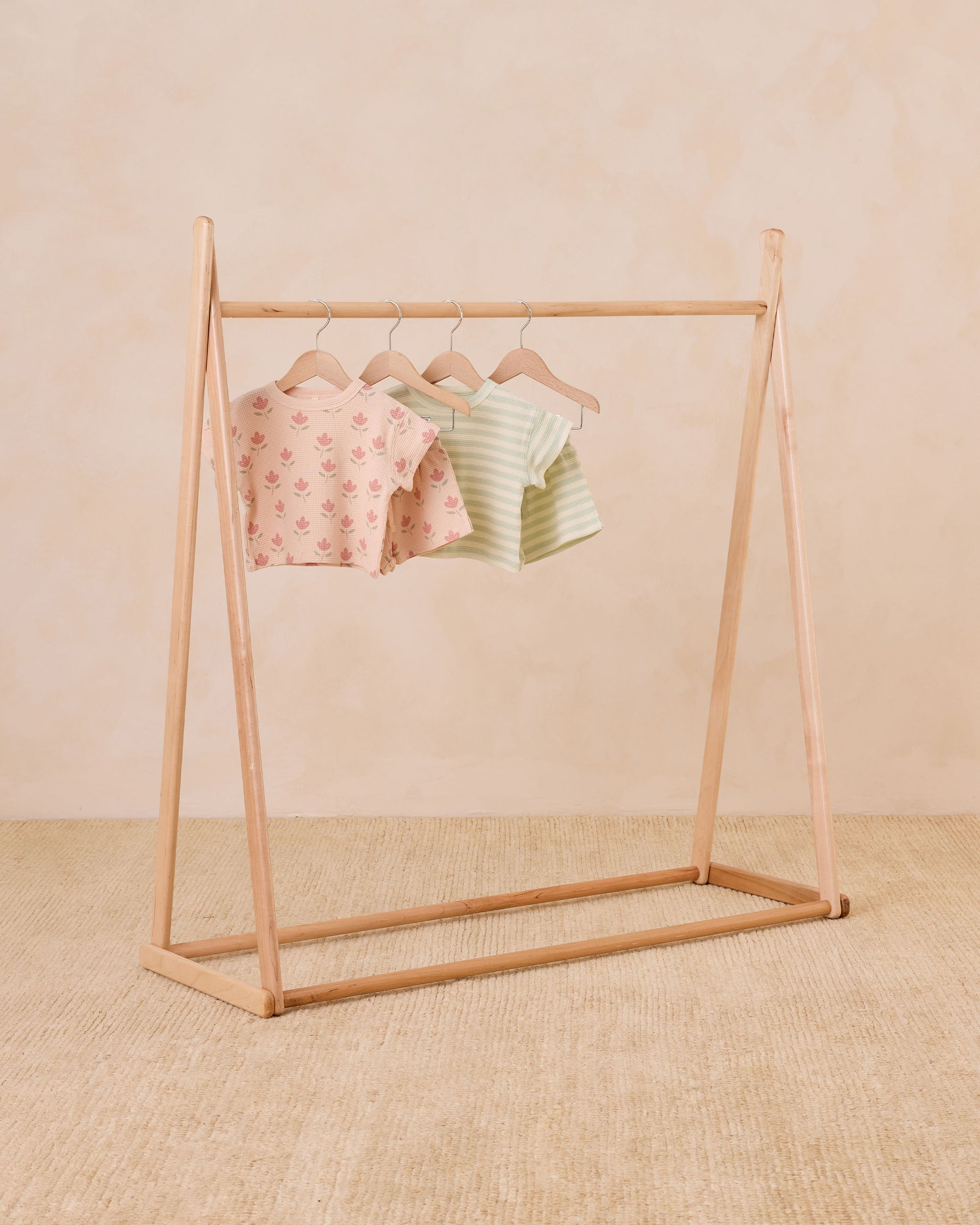 Quincy Mae Ribbed Tee and Legging Set in Wild Flower main image 0