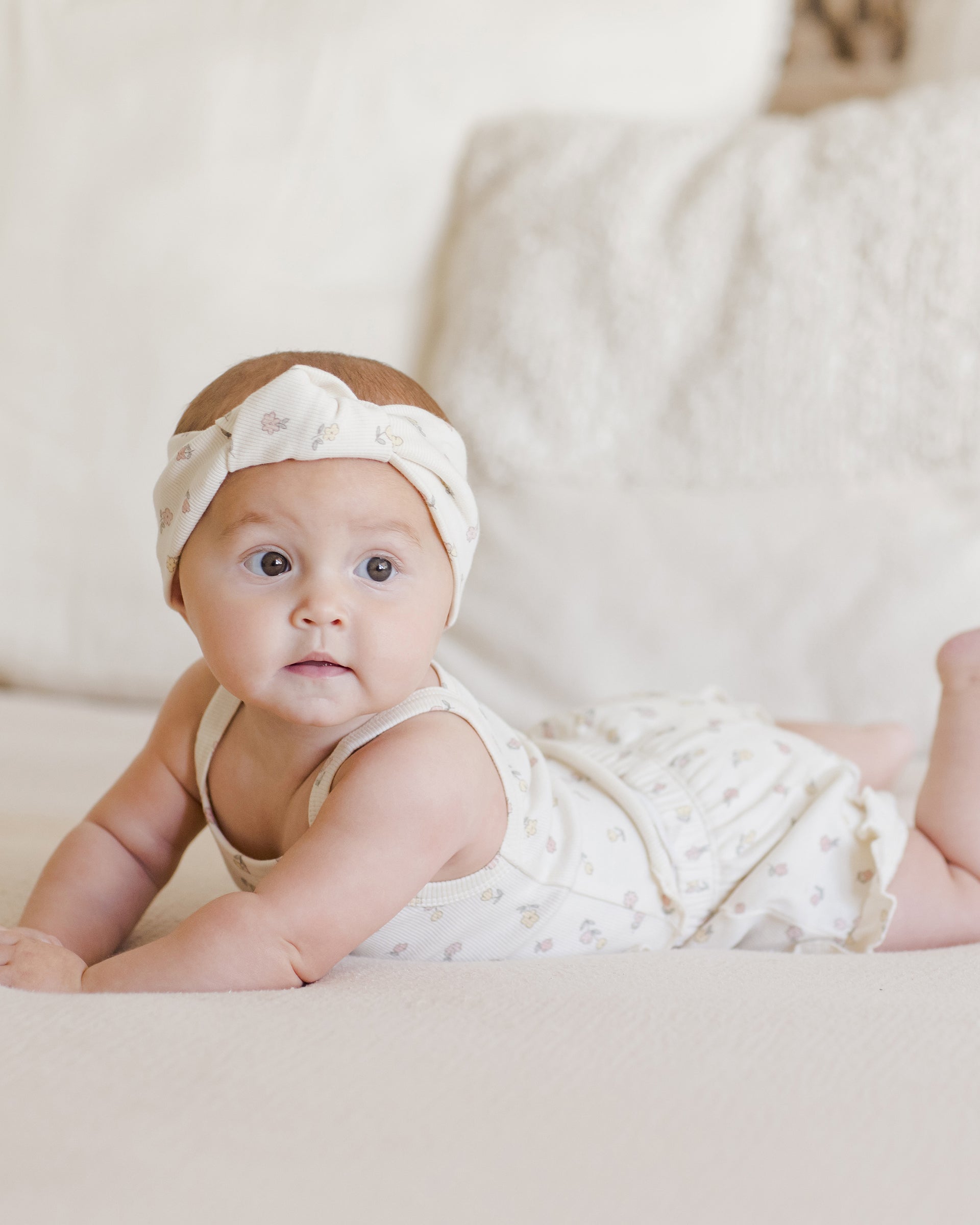 Quincy Mae Waffle Shortie Set || Lemon main image 0