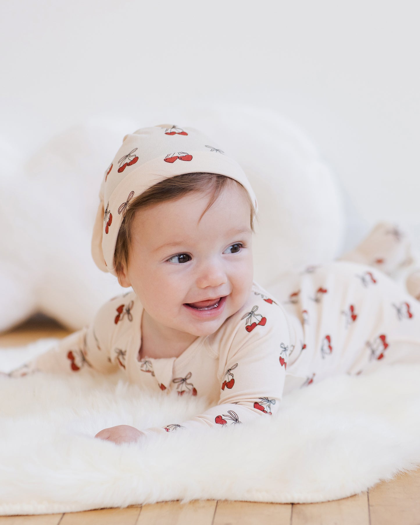 Bamboo Swaddle & Knotted Hat || Mon Amour