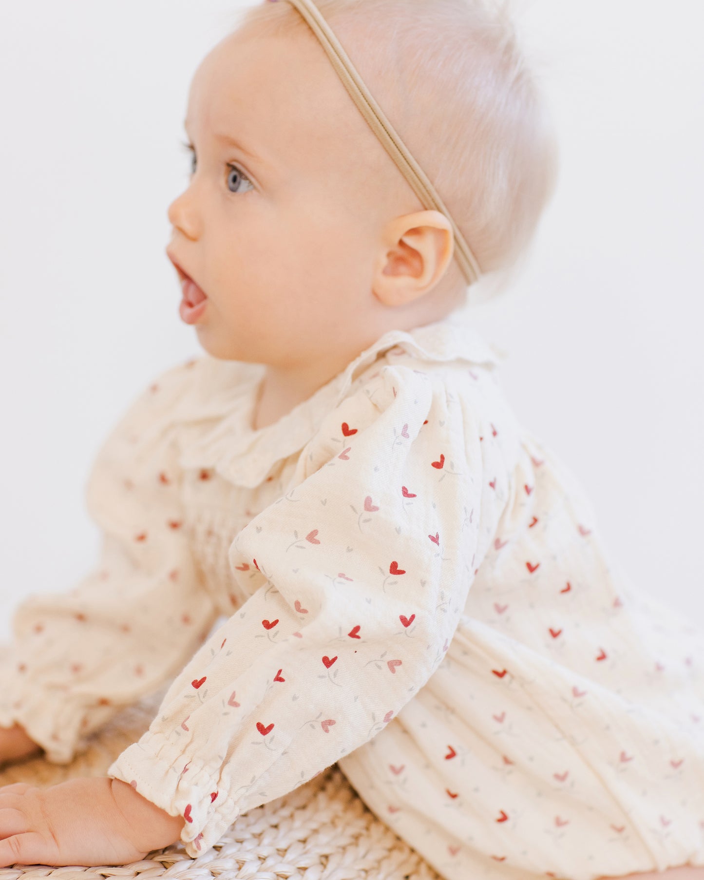 Callie Romper || Heart Ditsy