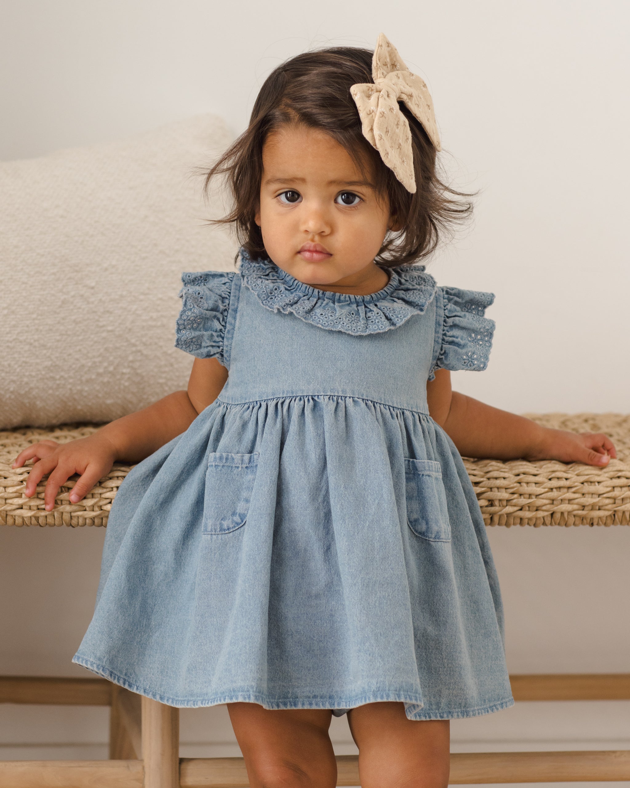 Bow French Flora - Rylee + Cru | Kids Clothes | Trendy Baby Clothes | Modern Infant Outfits |