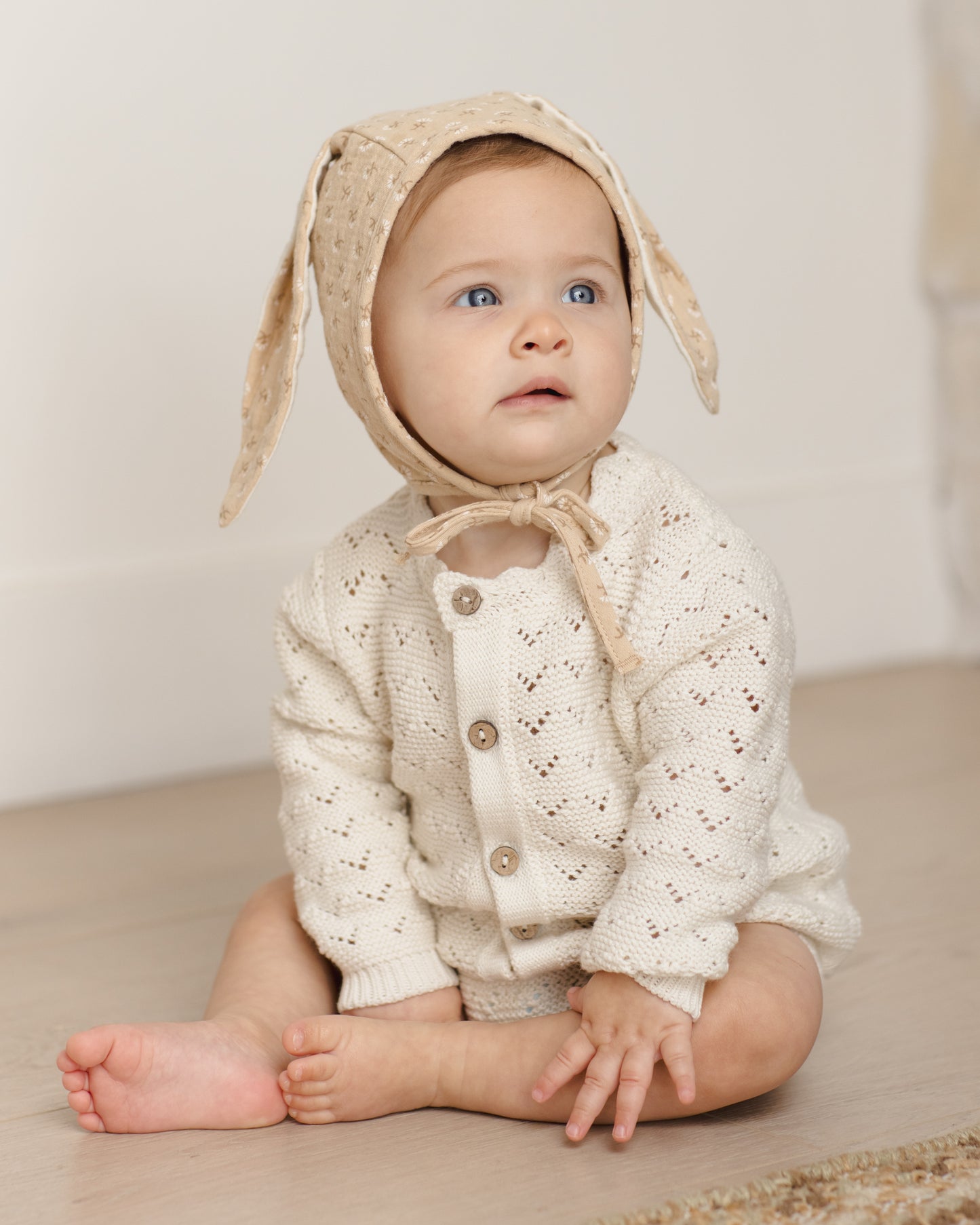 Knit Cardigan Natural - Rylee + Cru | Kids Clothes | Trendy Baby Clothes | Modern Infant Outfits |