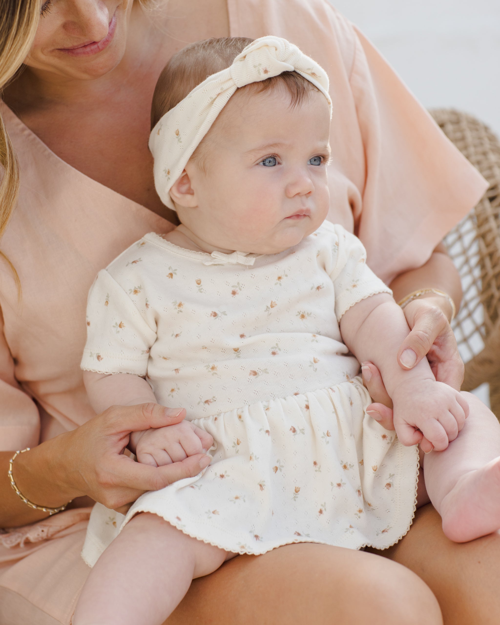 newborn dress clothes Girl Newborn Gown and features a plush white quilt bodice that was selected with babys comfort in mind Quincy Mae - Organic Pointelle