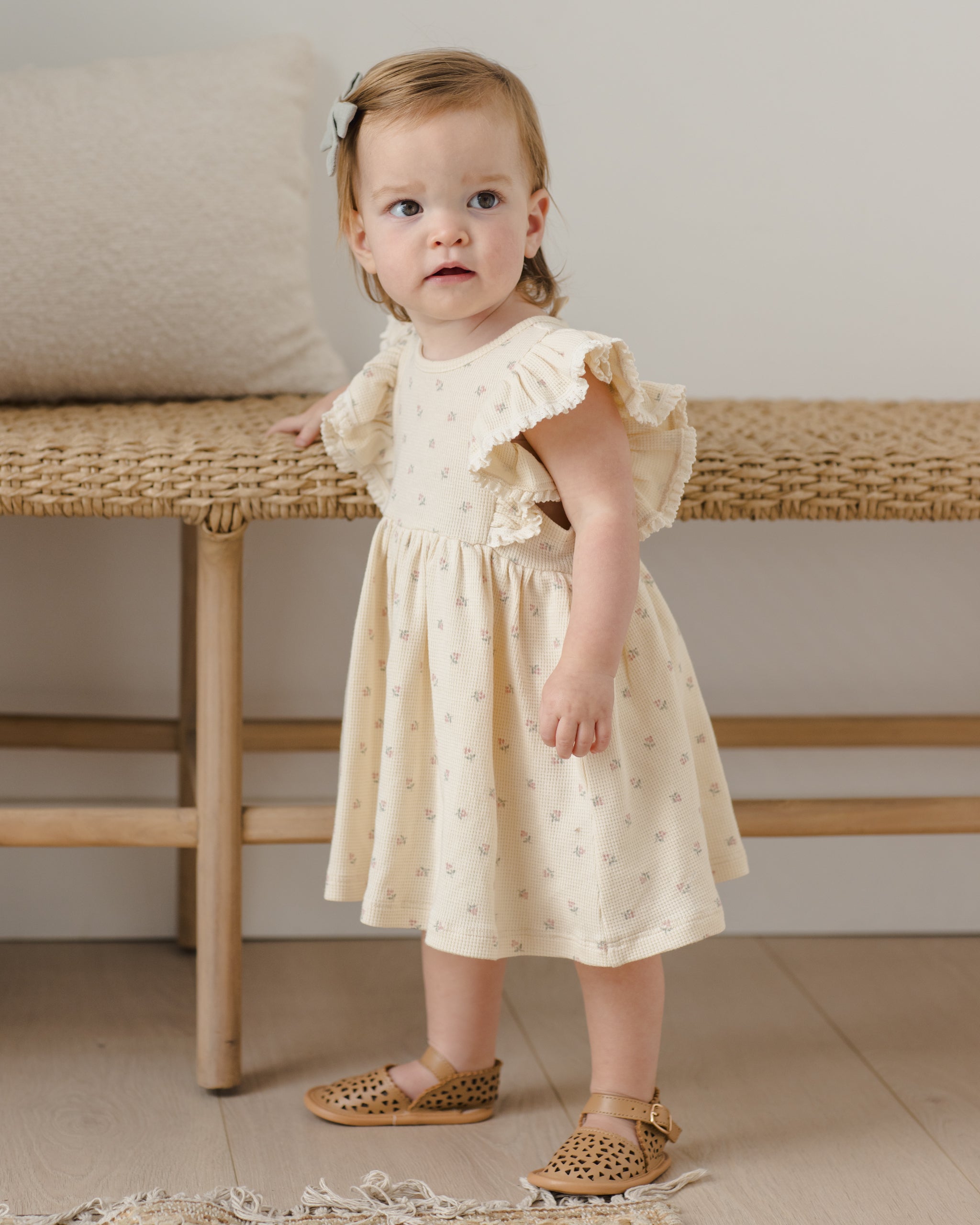 toddler beige dress Elizabeth Dress at Baby Beau & Belle