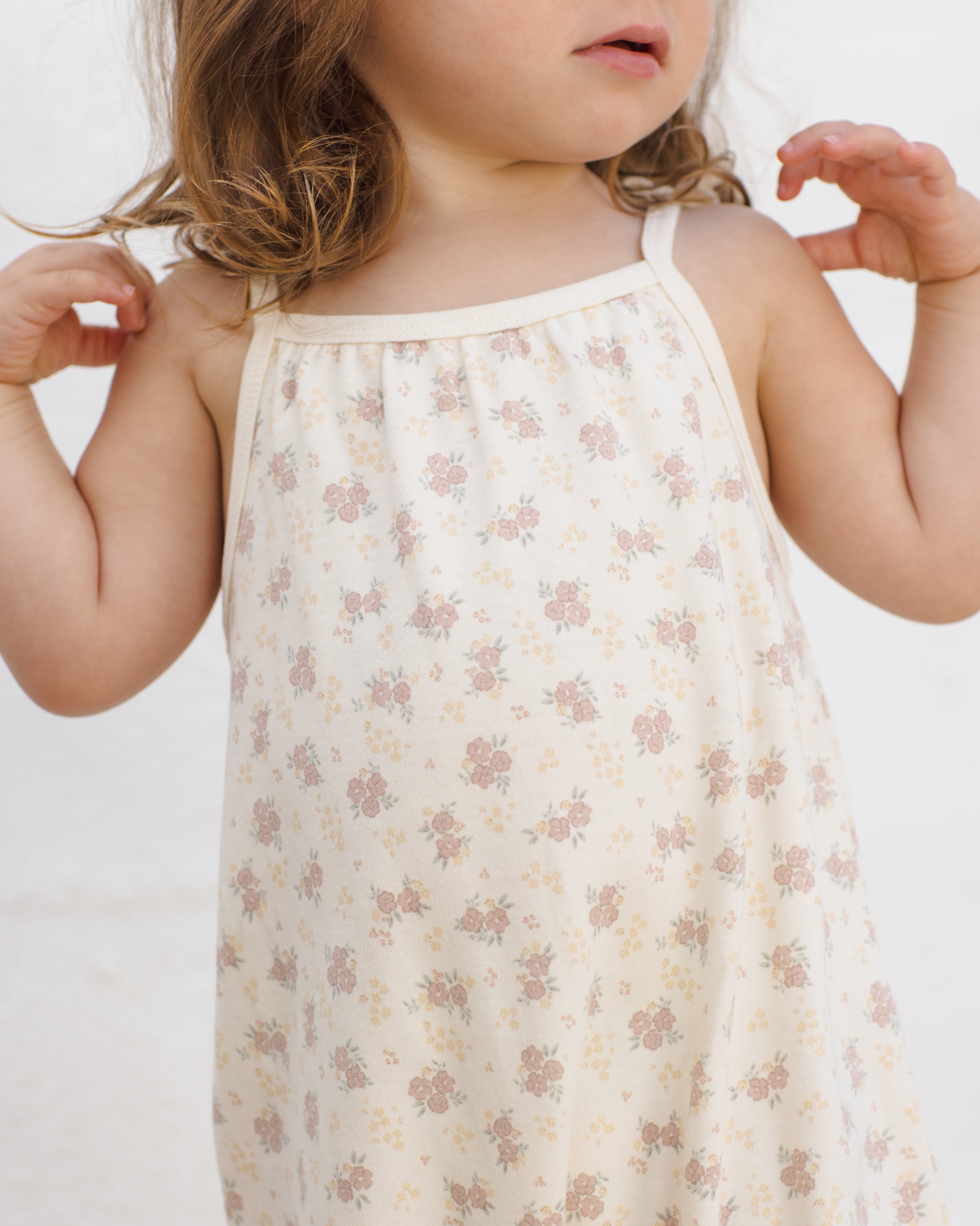 Smocked Jumpsuit Flower Field – Quincy Mae