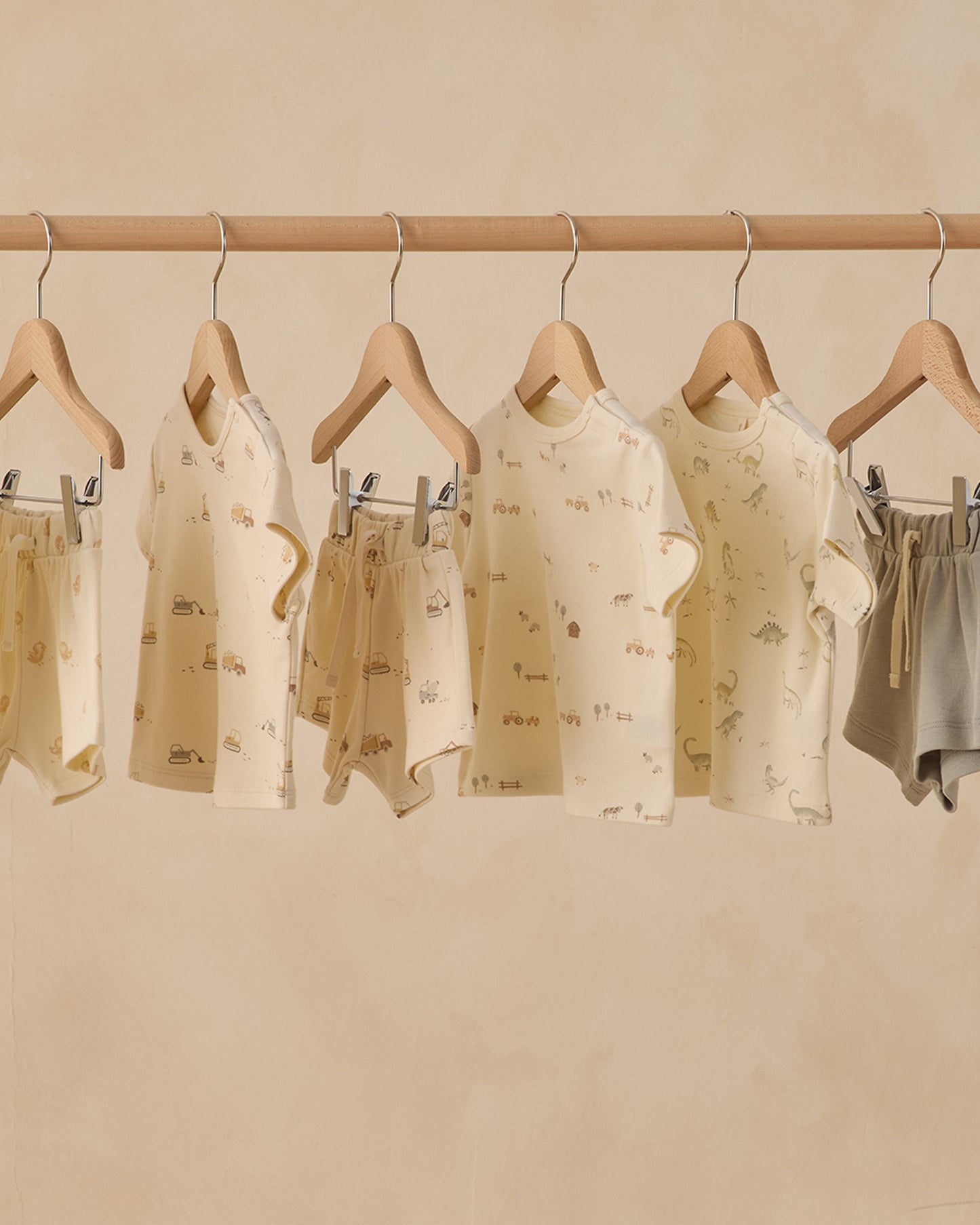 Frankie Set Construction Trucks - Rylee + Cru | Kids Clothes | Trendy Baby Clothes | Modern Infant Outfits |