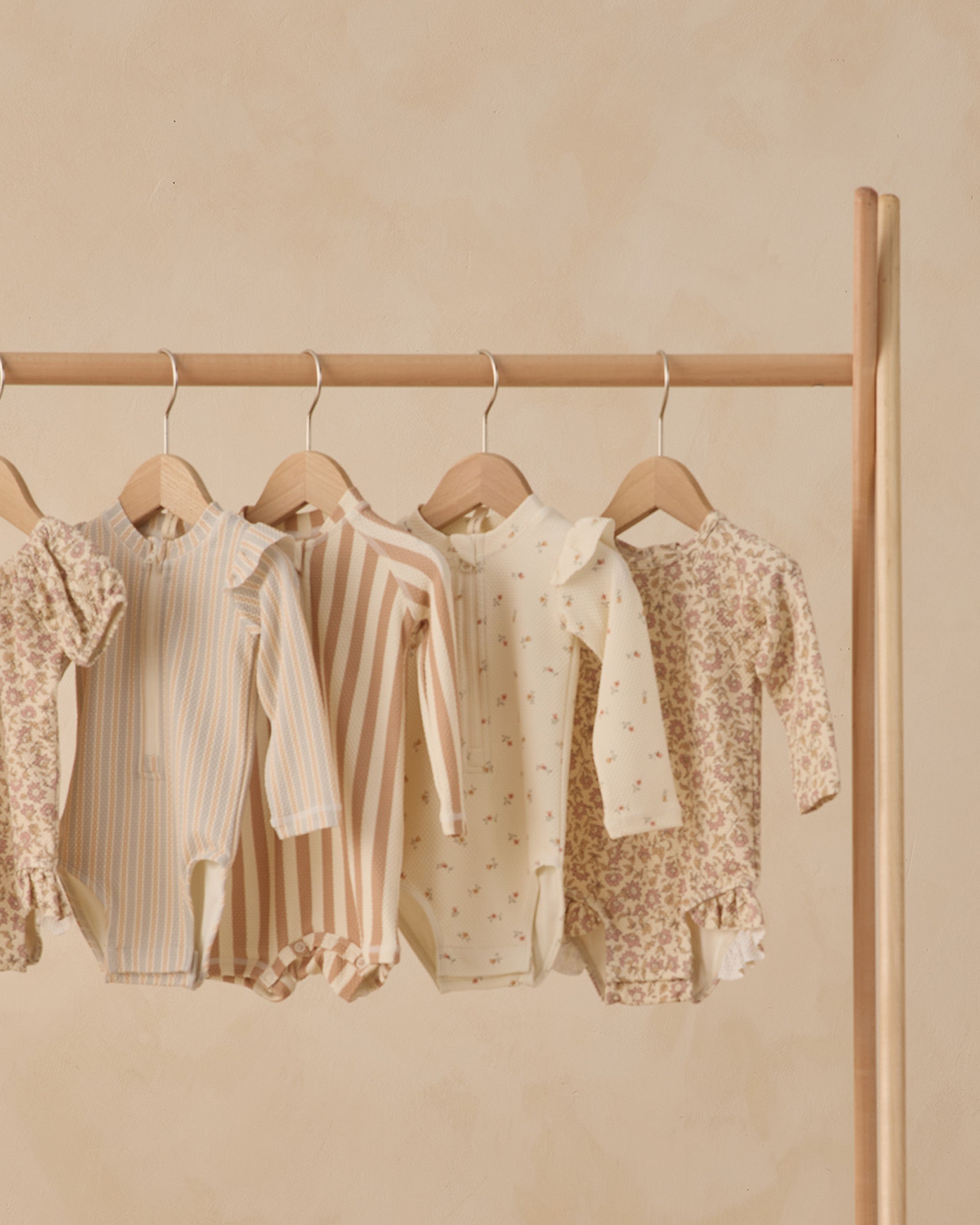 Byron Rashguard One-Piece Petit Fleur - Rylee + Cru | Kids Clothes | Trendy Baby Clothes | Modern Infant Outfits |