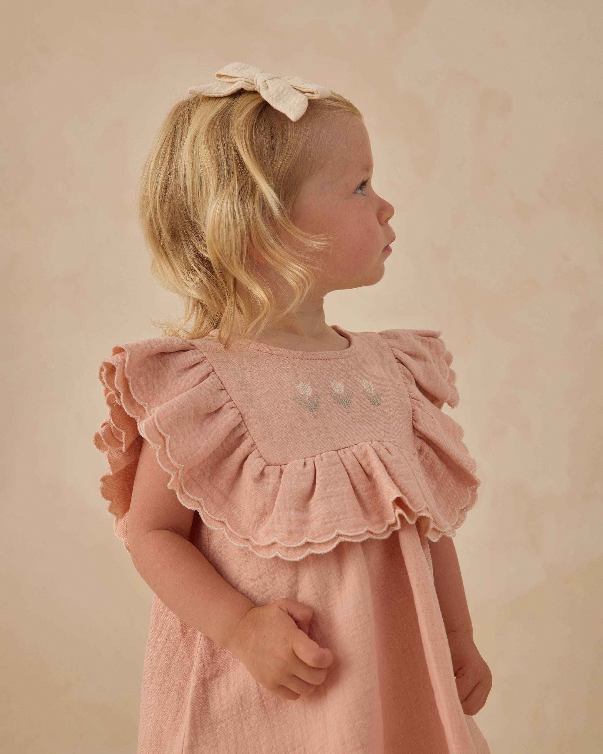 Lulu Dress Melon – Quincy Mae