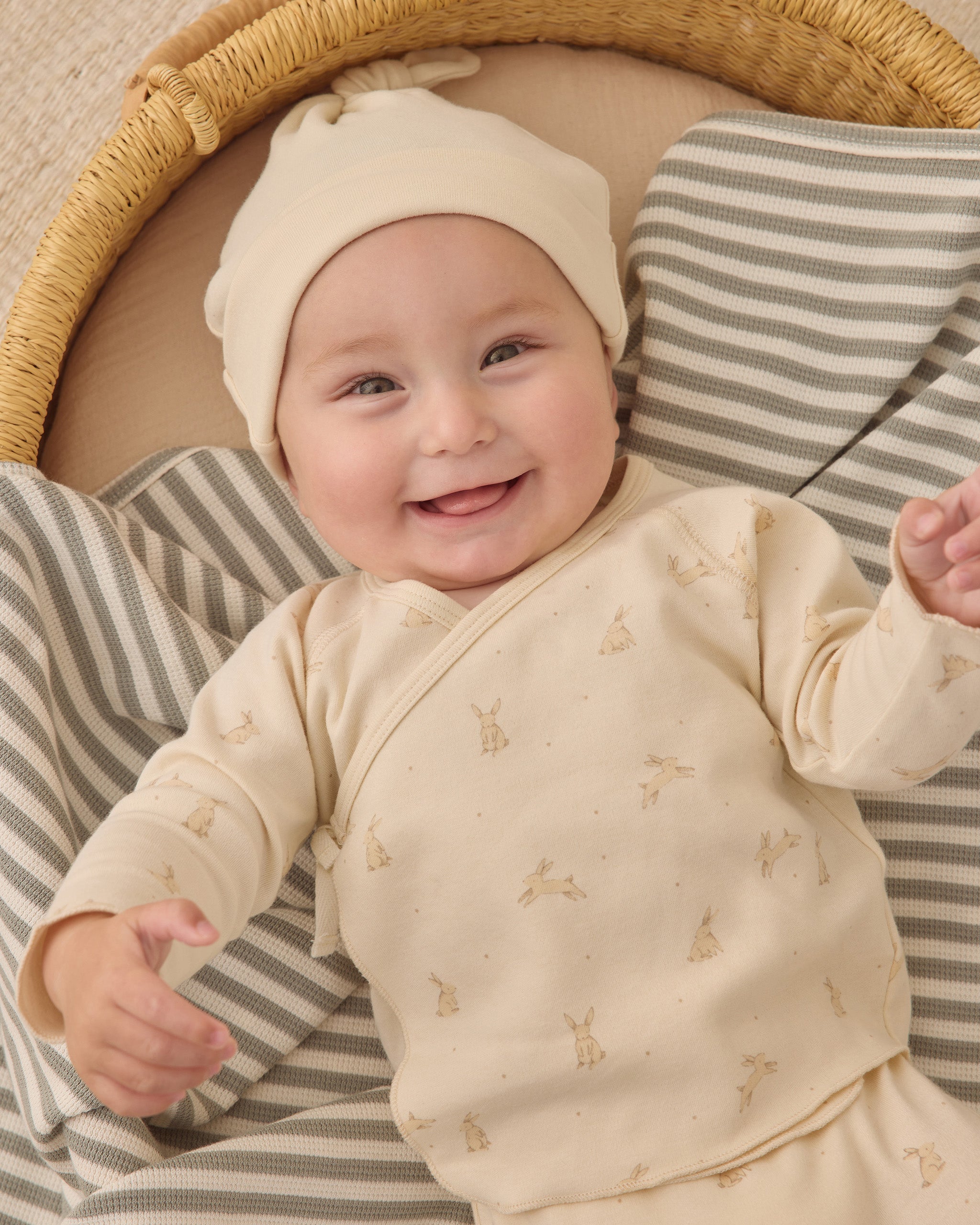 Wrap Top + Footed Pant Set Bunnies – Quincy Mae