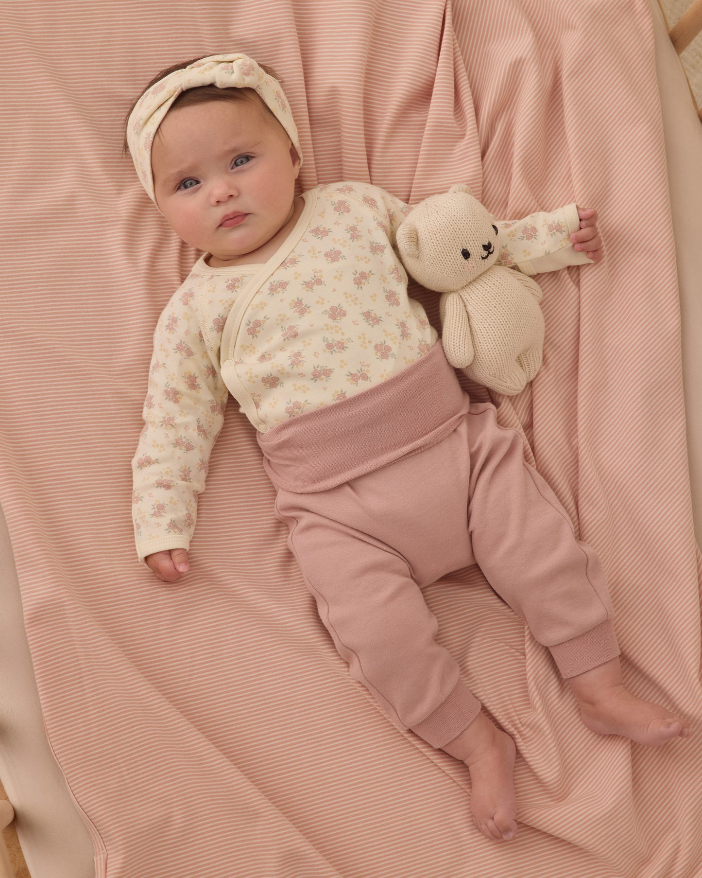 Baby Pant Mauve - Rylee + Cru | Kids Clothes | Trendy Baby Clothes | Modern Infant Outfits |