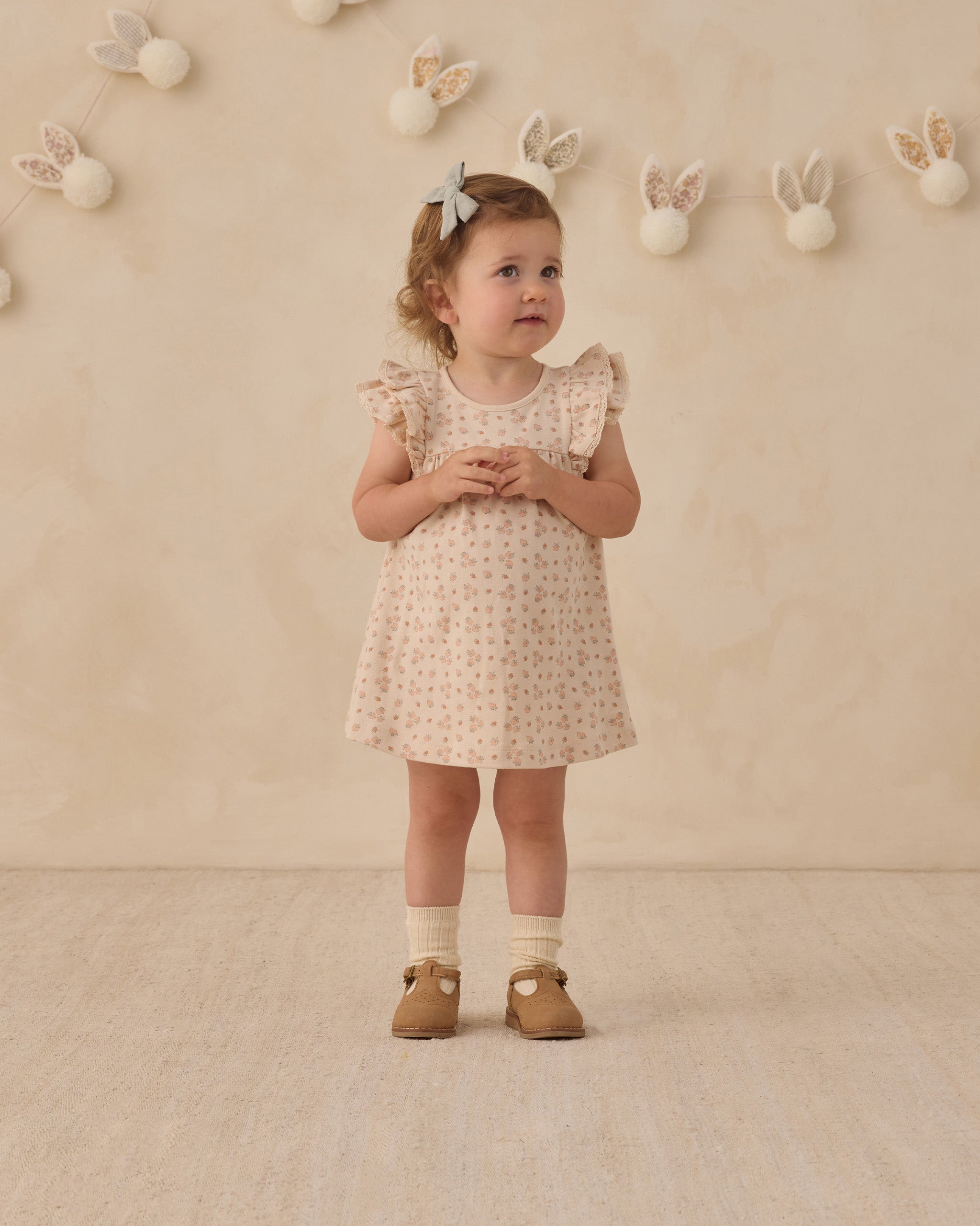 Flutter Dress Strawberries Quincy Mae Flutter Dress Strawberries Quincy Mae
