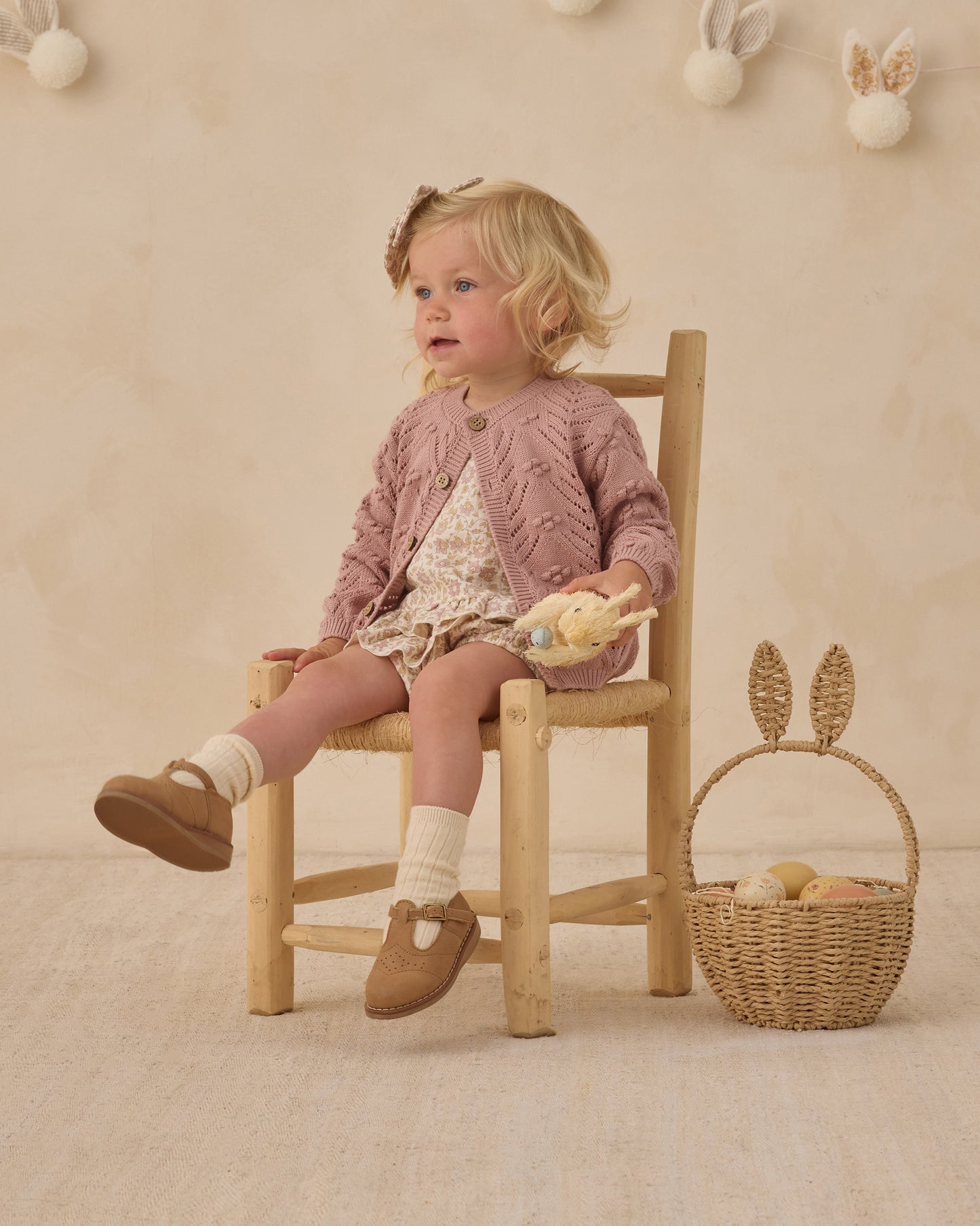 Knit Cardigan Mauve - Rylee + Cru | Kids Clothes | Trendy Baby Clothes | Modern Infant Outfits |