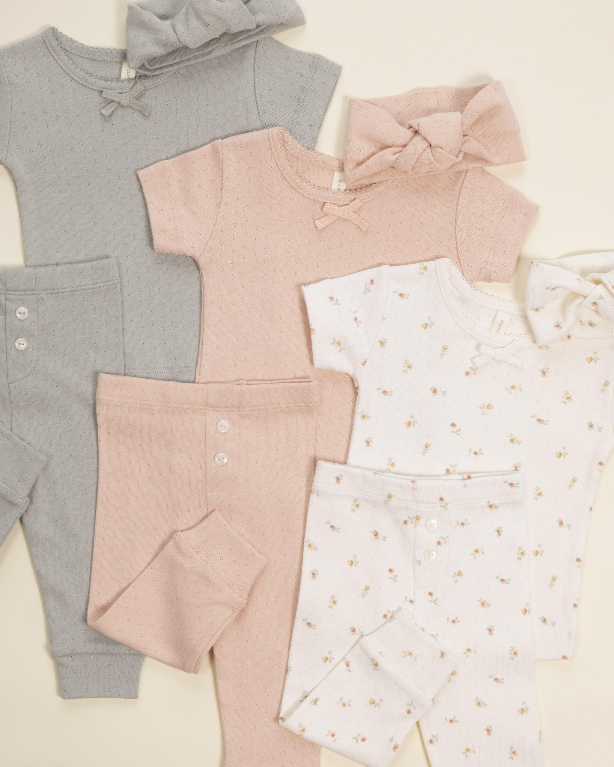 Pointelle Tee + Legging Melon - Rylee + Cru | Kids Clothes | Trendy Baby Clothes | Modern Infant Outfits |